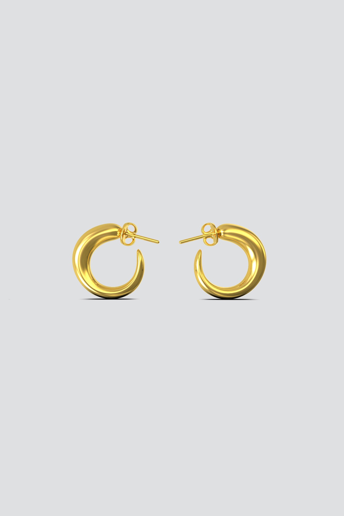 Gold Vermeil Tiny Khartoum Hoops