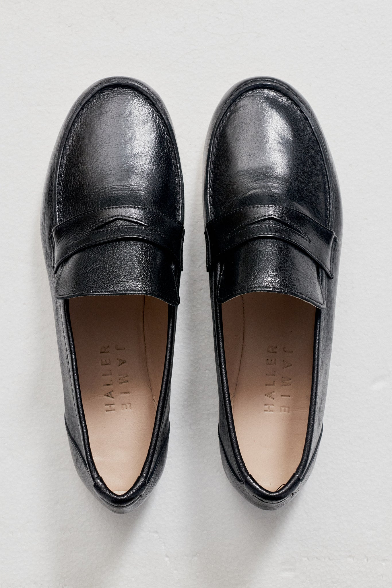 Black Leather Loafer
