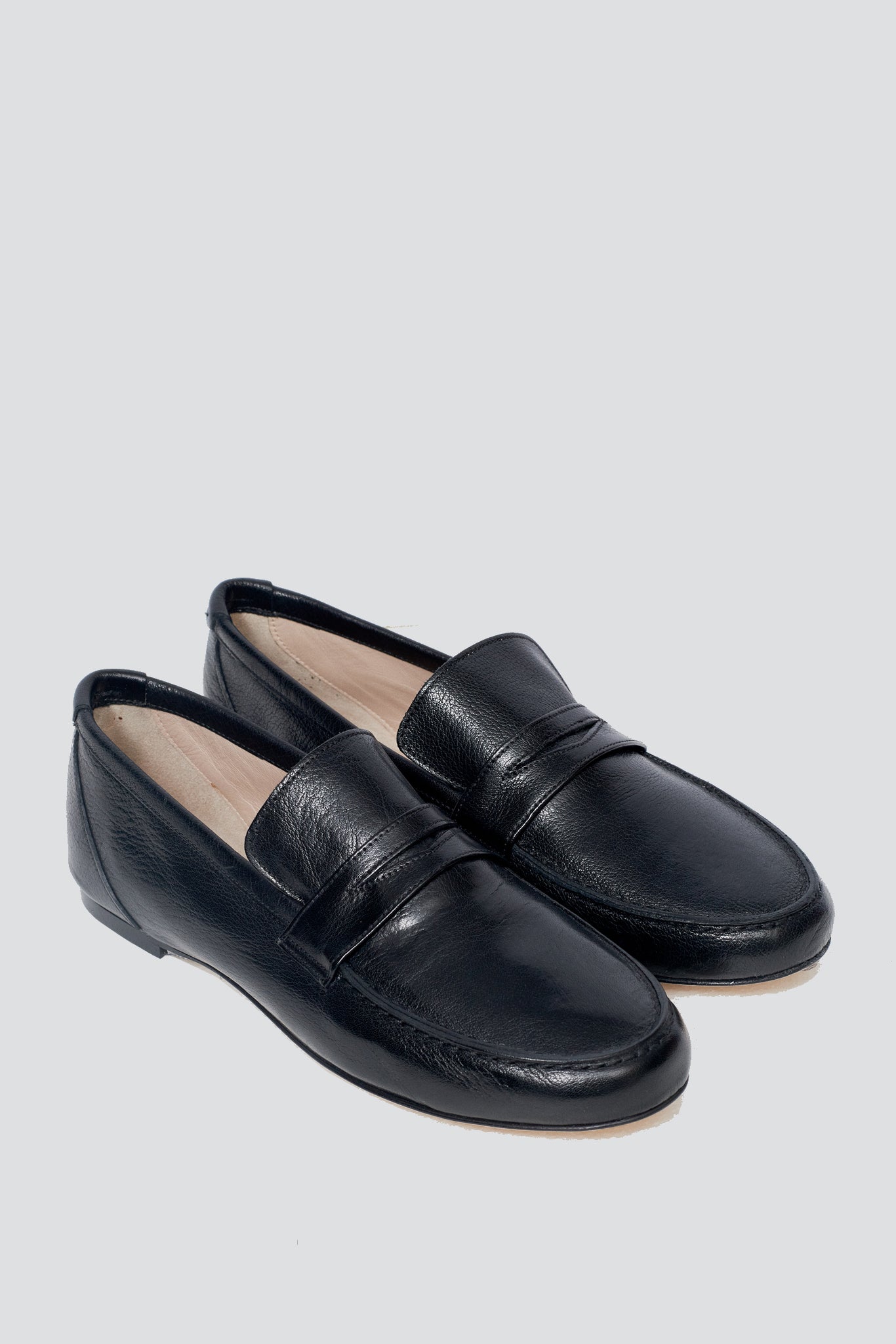 Black Leather Loafer