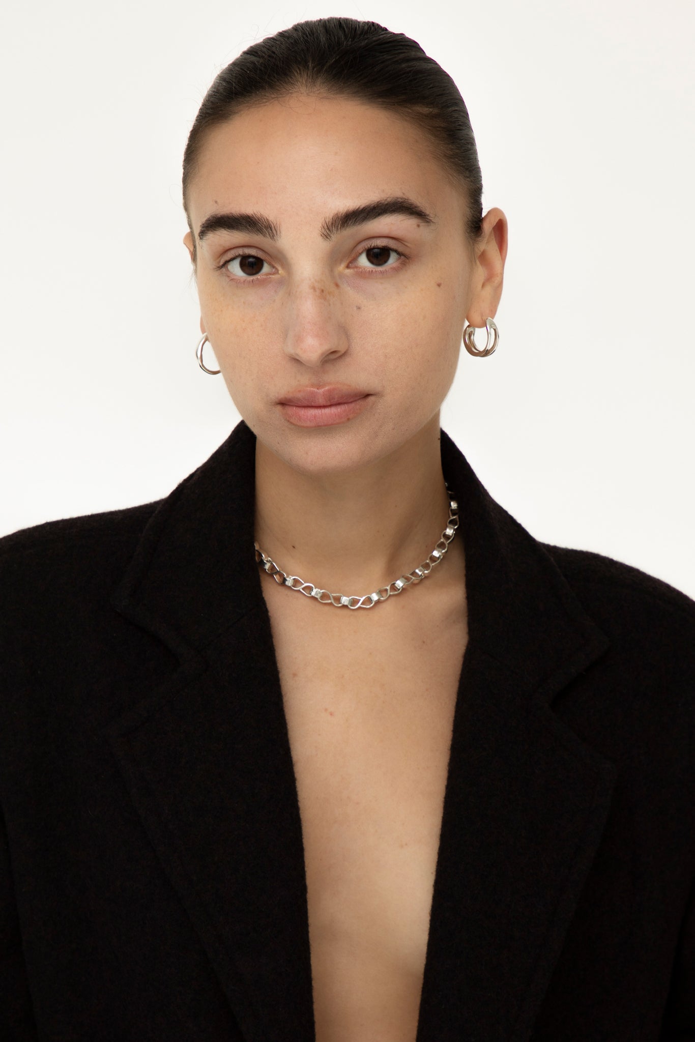 Sterling Silver Heavy Link Necklace