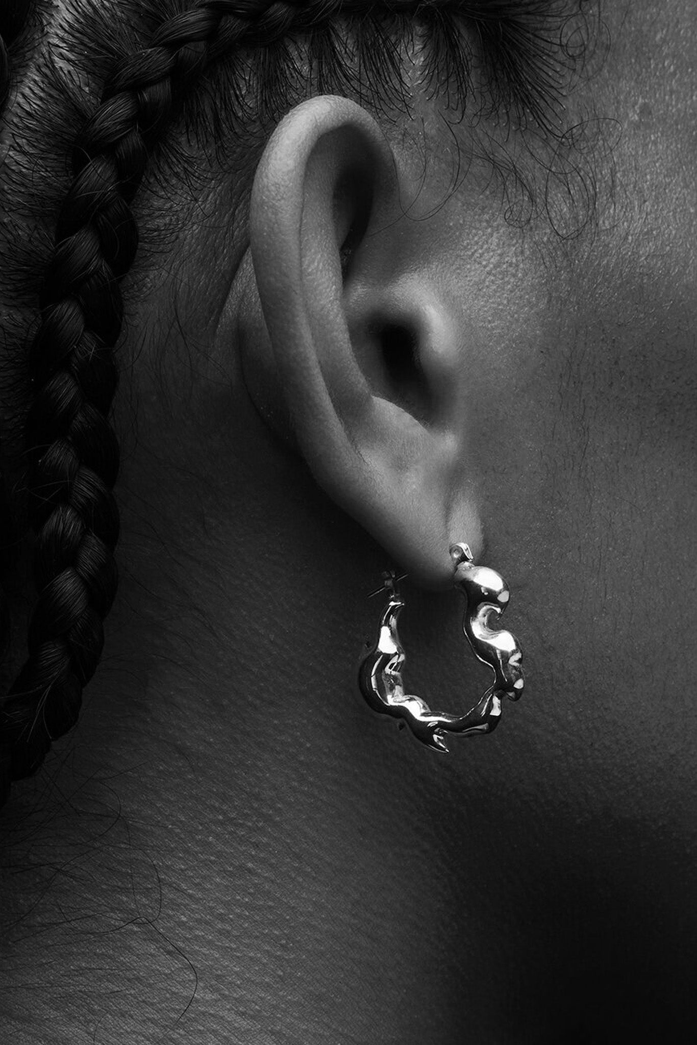 Sterling Mutant Cloud Earrings