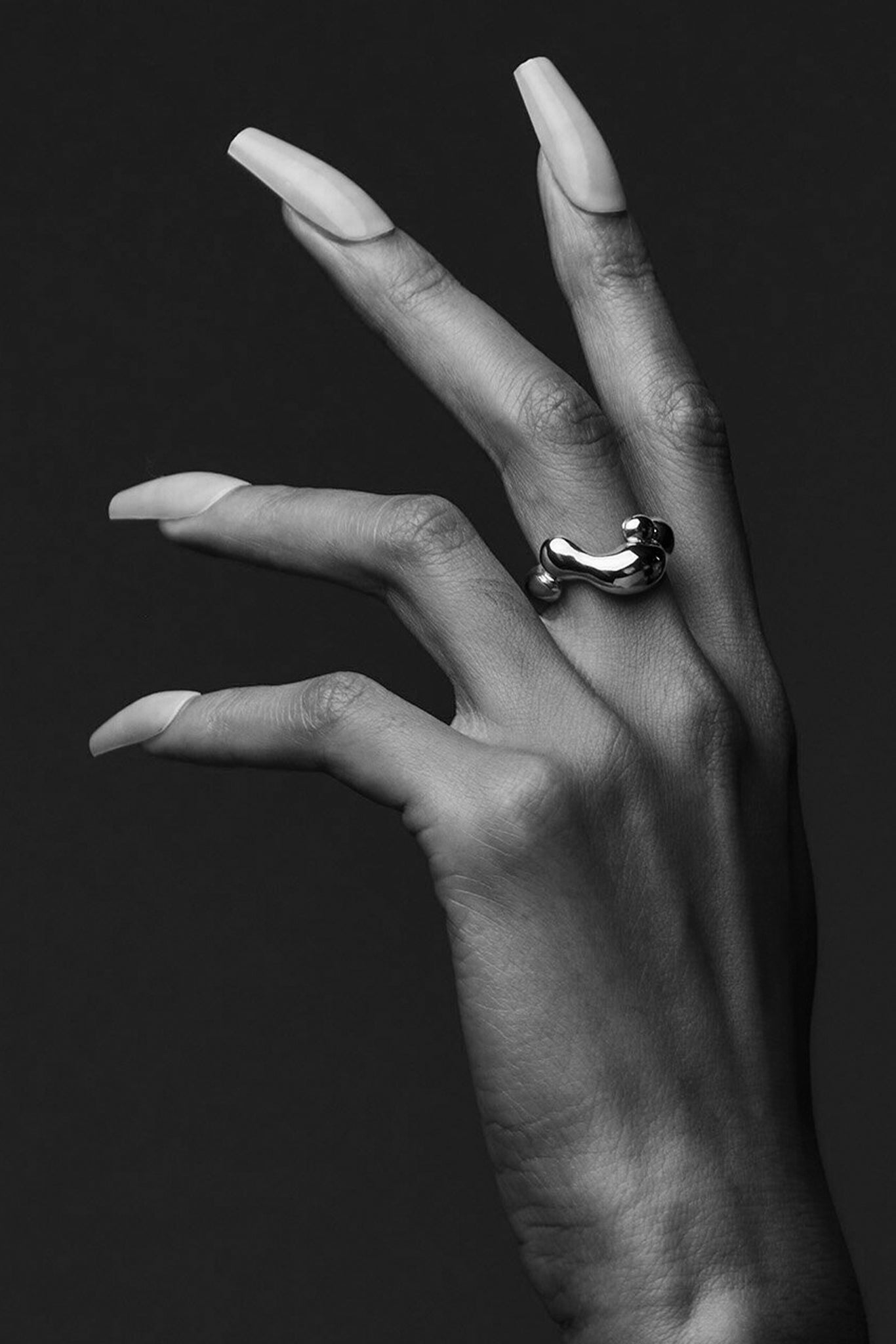 Sterling Puffy Ring