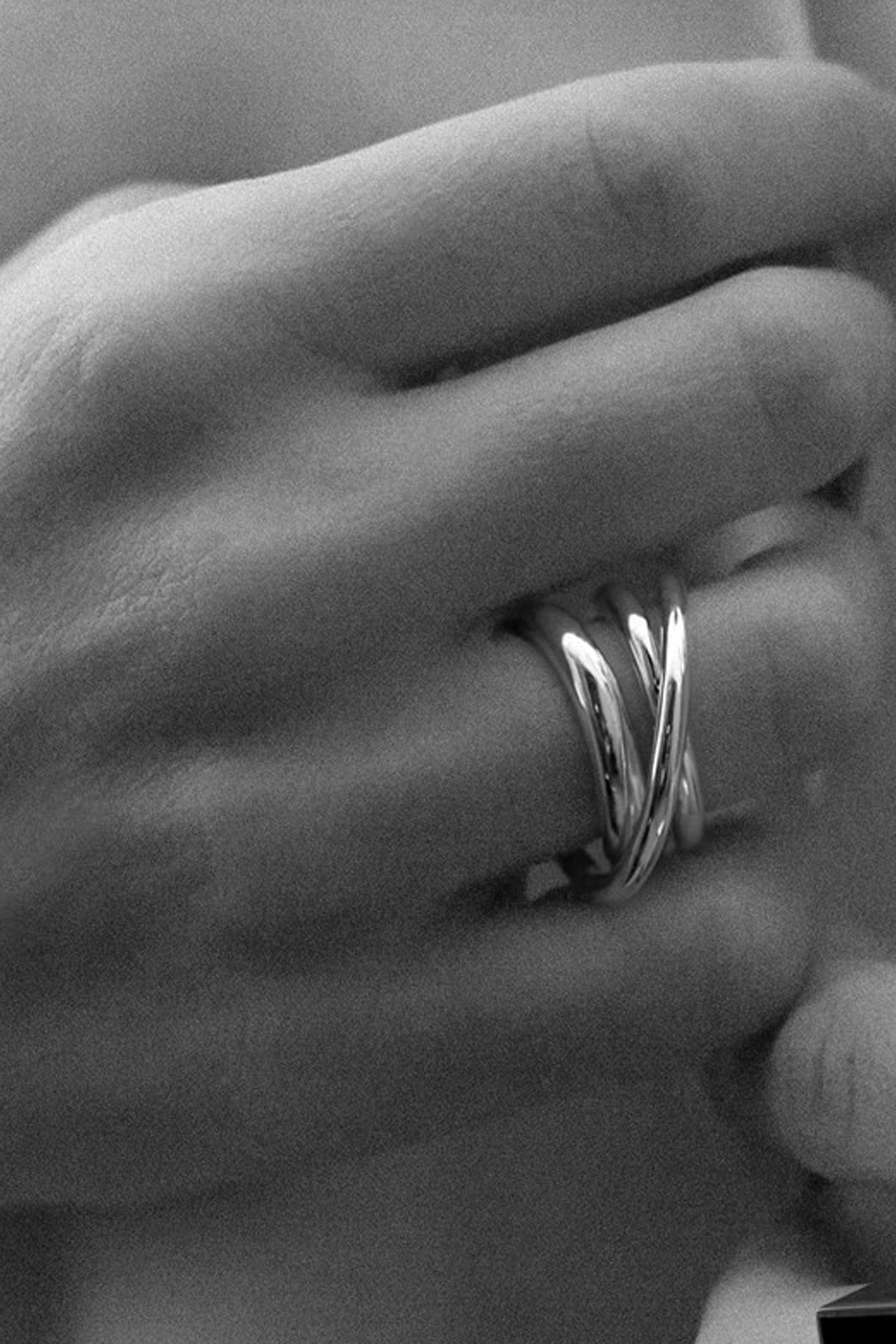 Silver Trois Ring