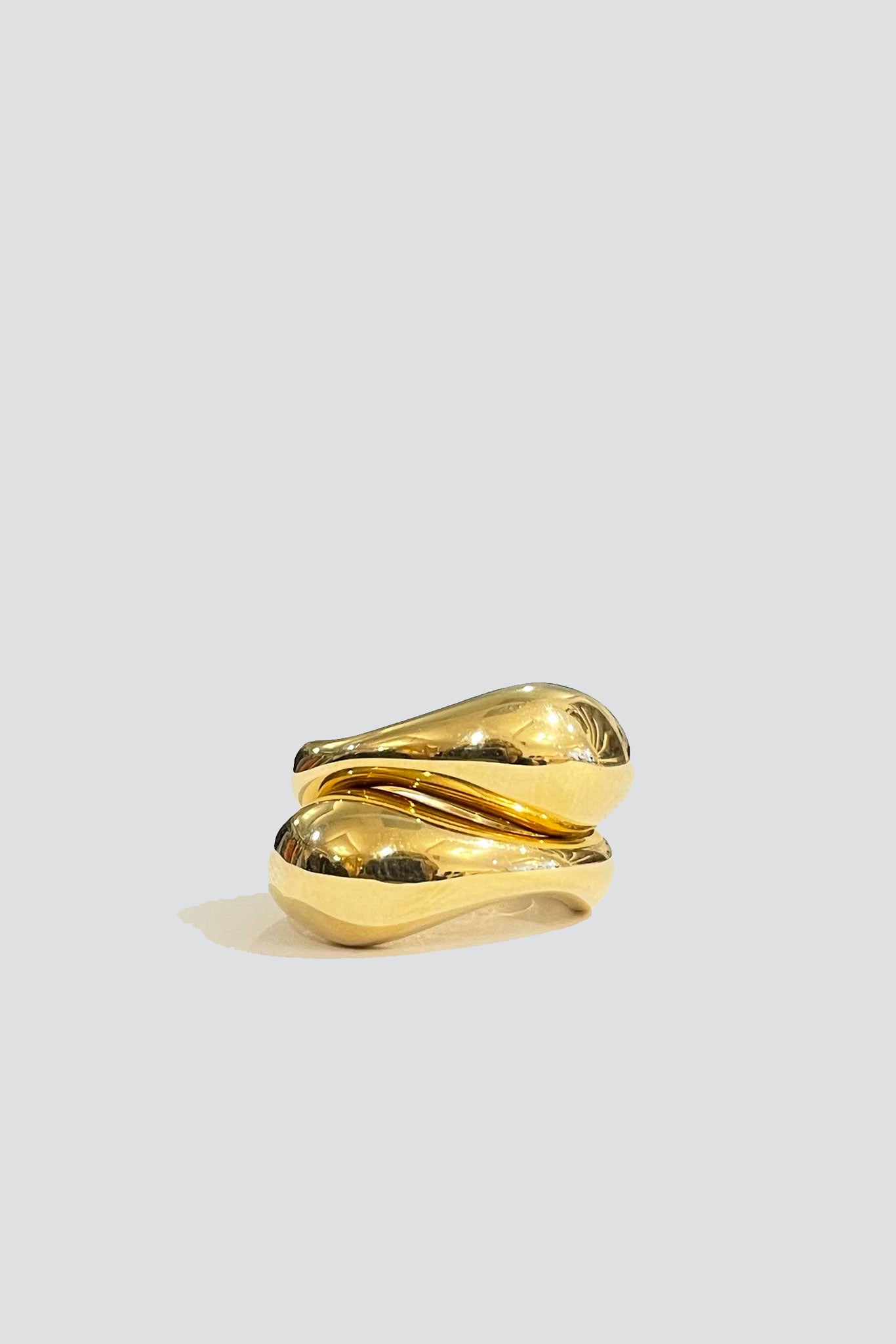 18k Gold Vermeil Eva Double Set Ring