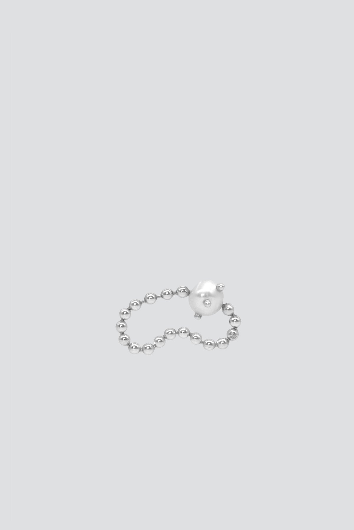 Sterling Silver Mini Perlita Ring