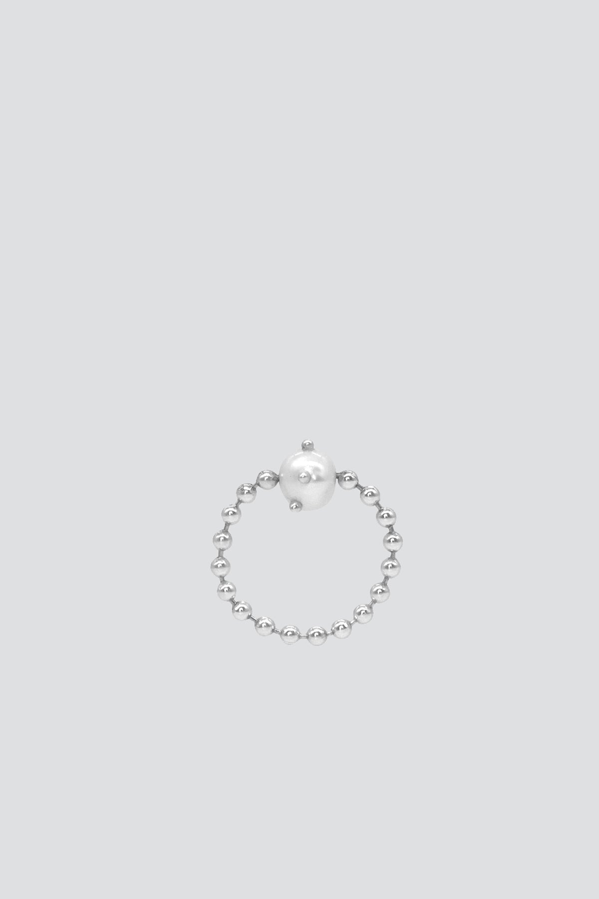Sterling Silver Mini Perlita Ring