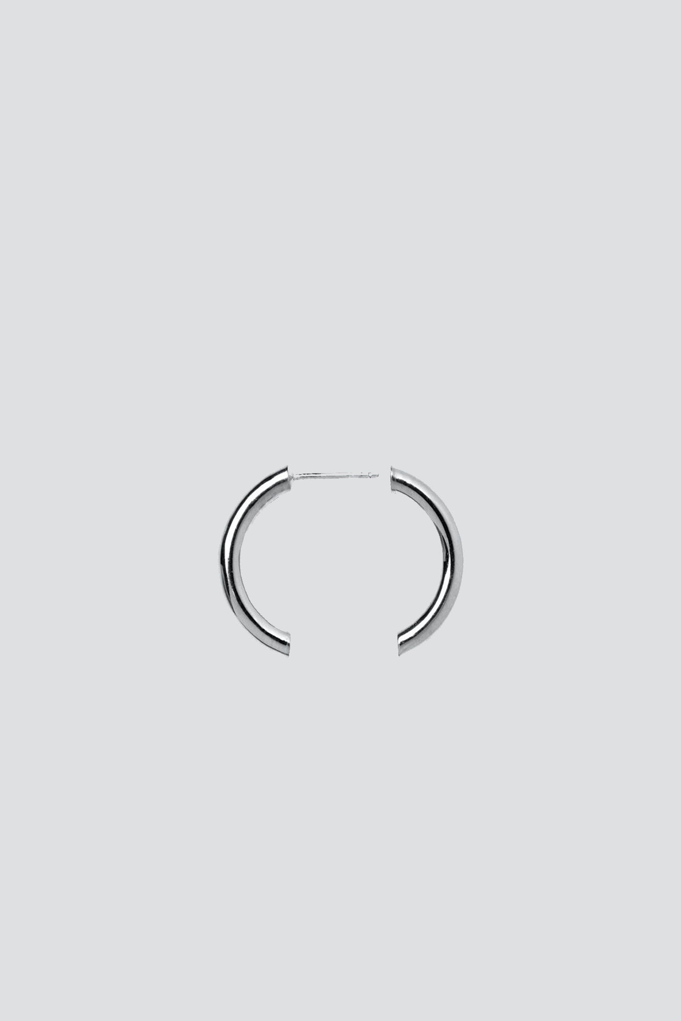 Silver Broken 25 Earring