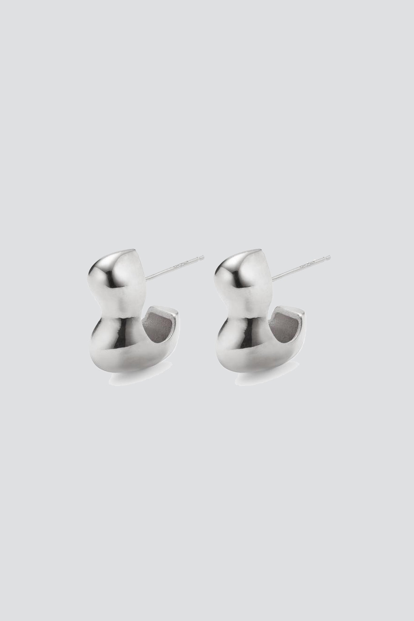 Sterling Silver Small Bubble Hoops