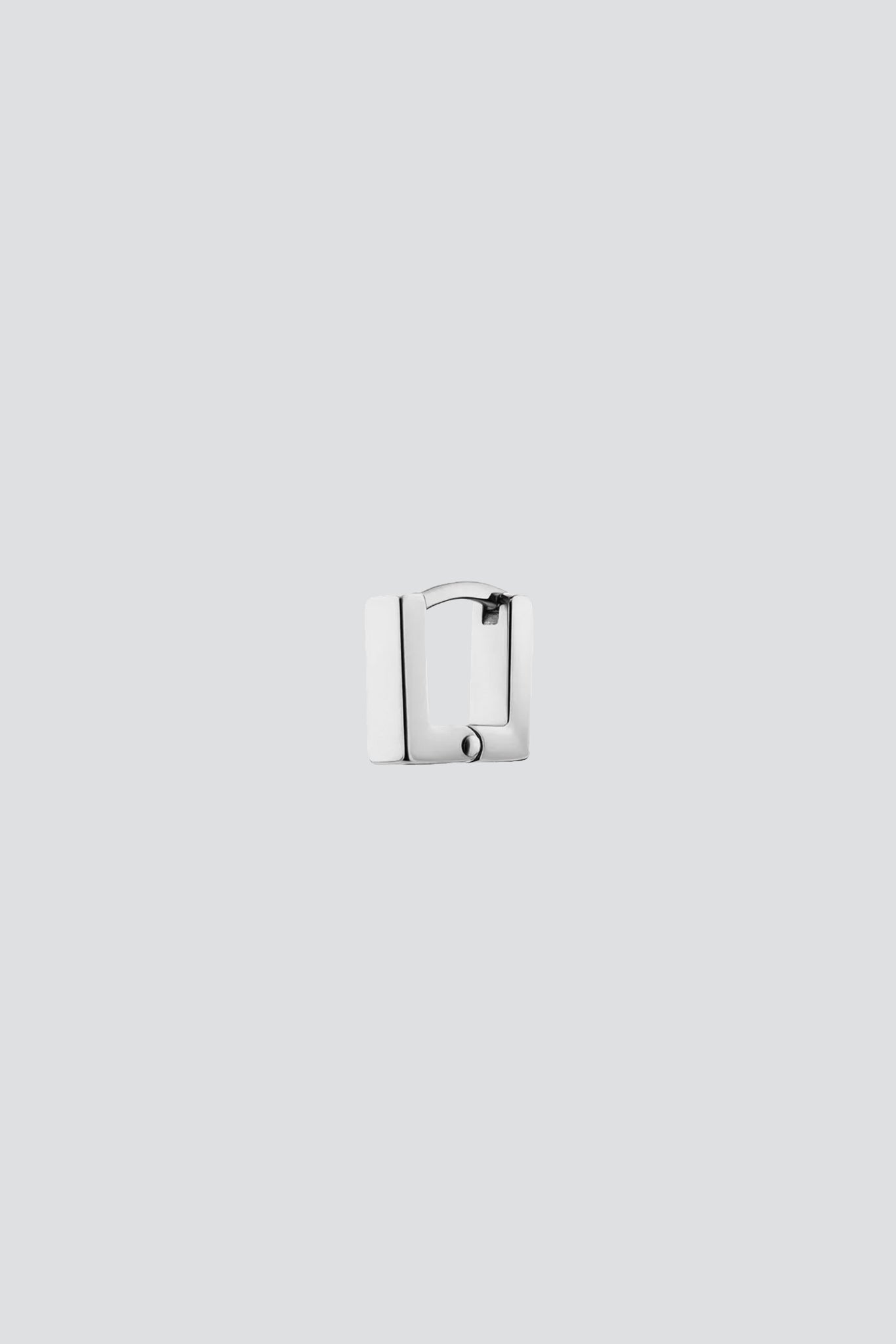 Sterling Silver Scatola Huggie Earring