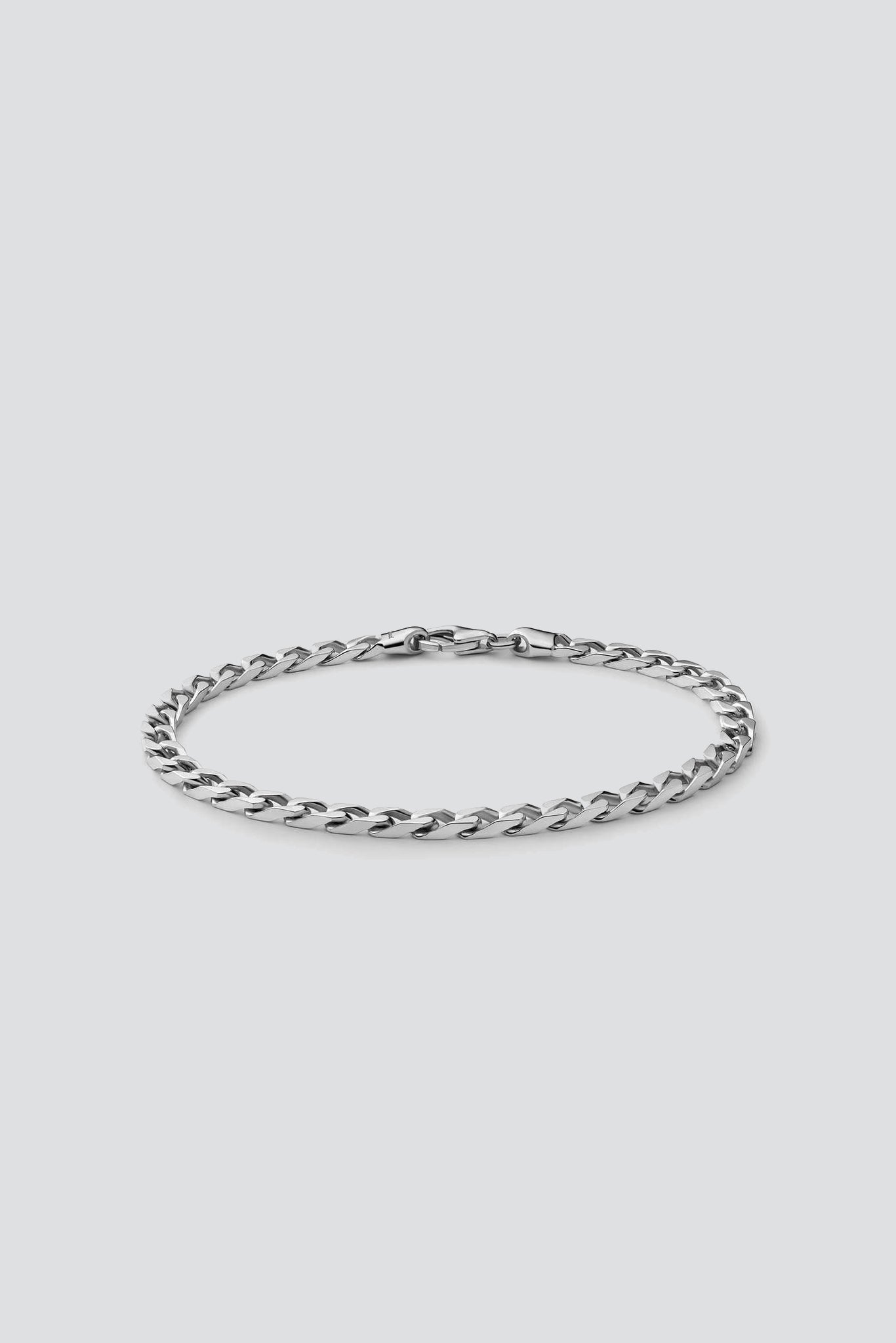 Sterling Silver 4mm Cuban Chain Bracelet