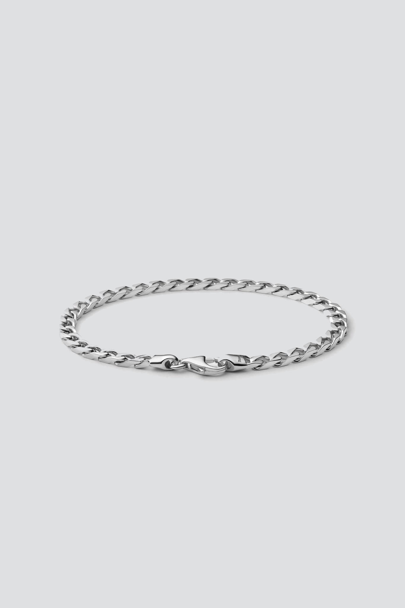 Sterling Silver 4mm Cuban Chain Bracelet
