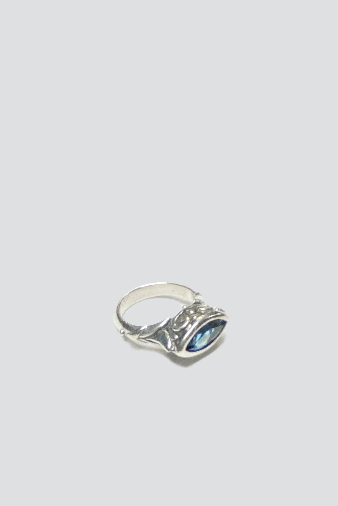 Sterling Silver Topaz Eye Ring
