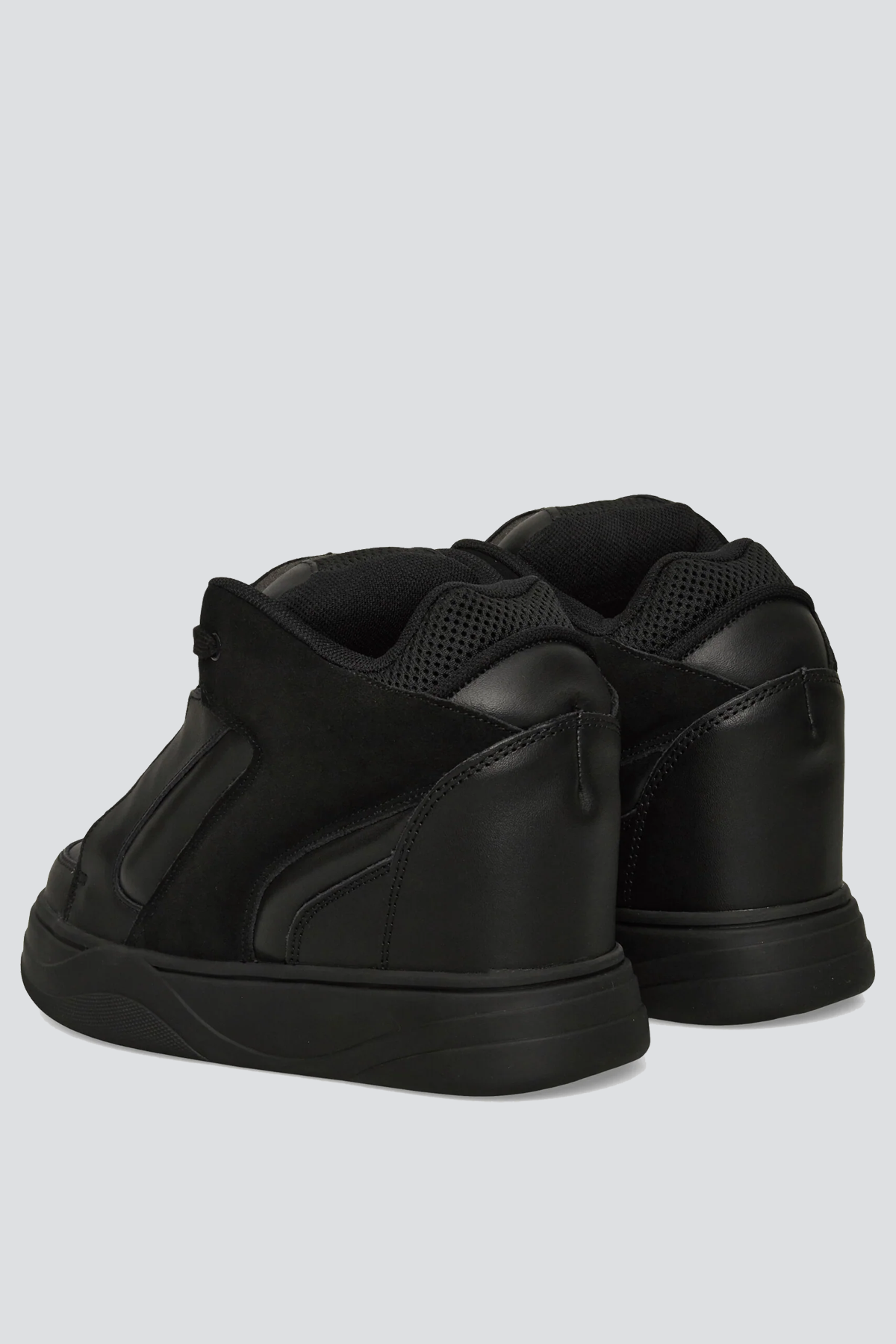 Jet Black Sneaker Heel