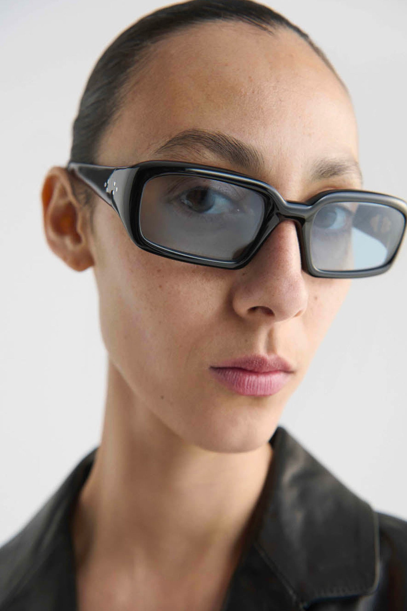 Acetate Black/Blue Mektoub Sunglasses