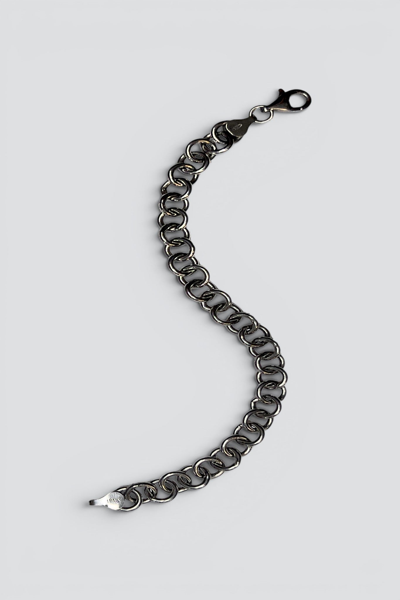 Sterling Silver Circle Link Bracelet
