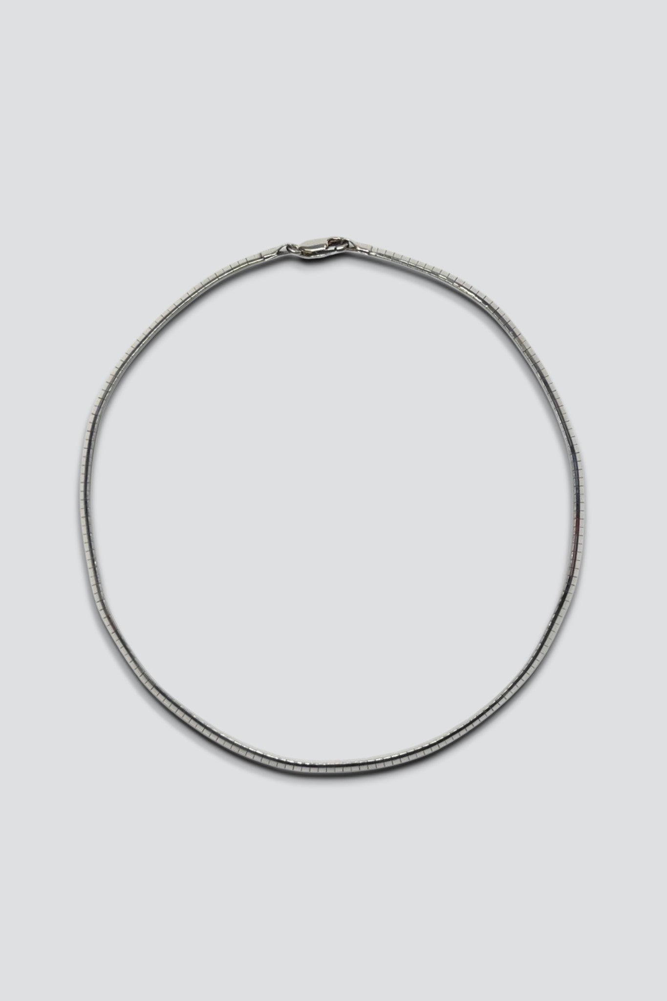 Sterling Silver Herringbone Chain Necklace