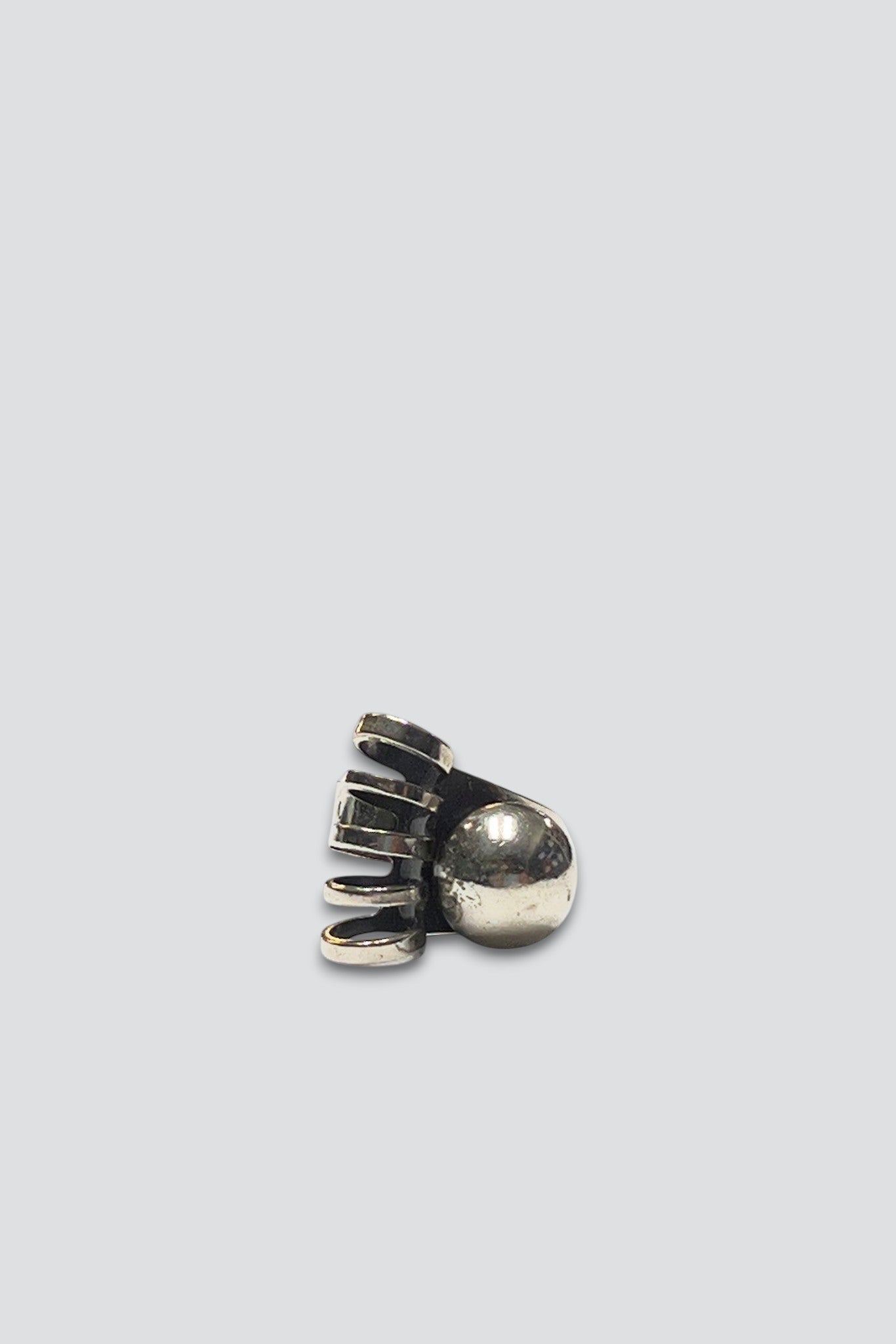 Sterling Silver Coil Sphere Ring