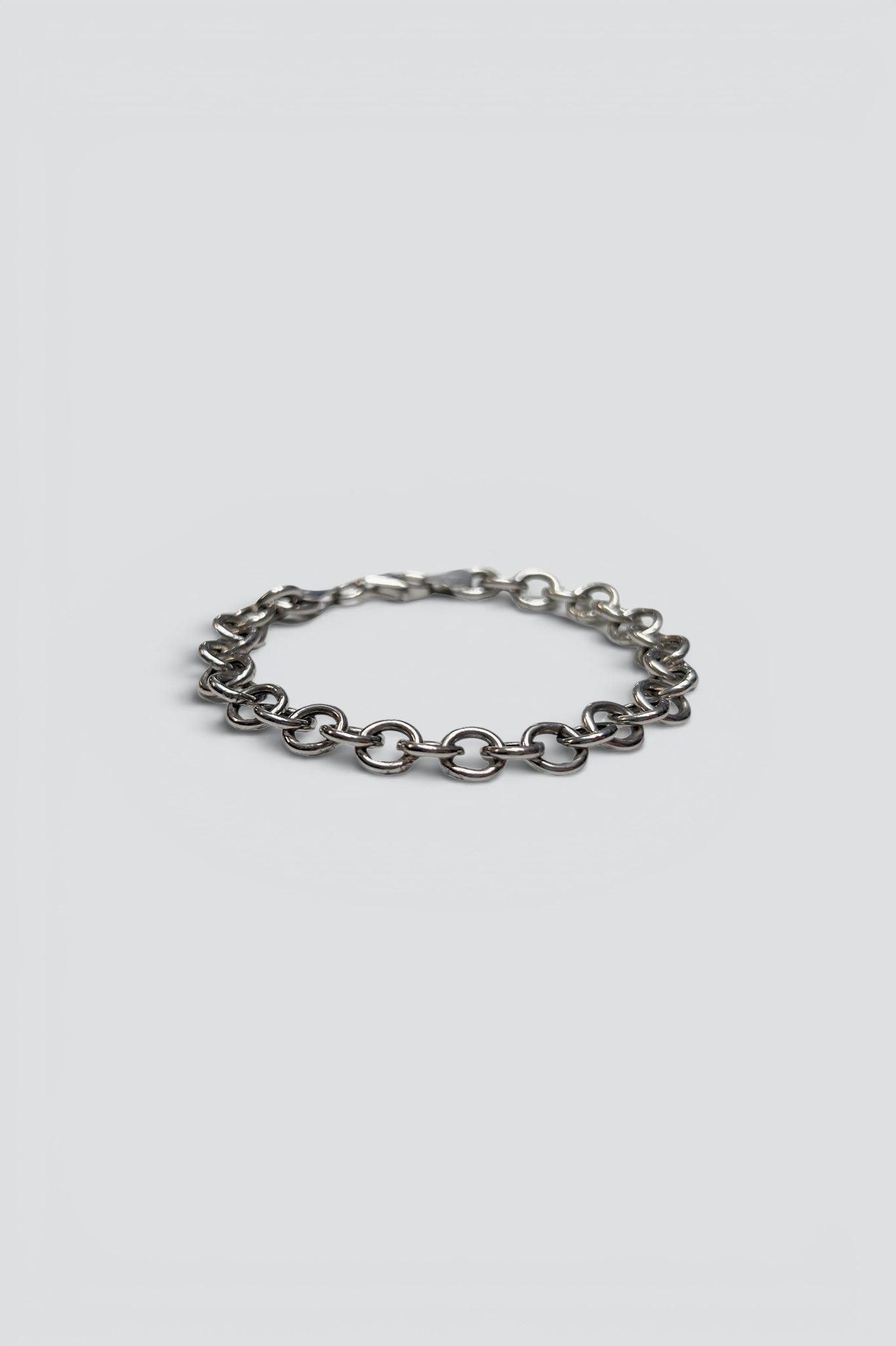 Sterling Silver Circle Link Bracelet
