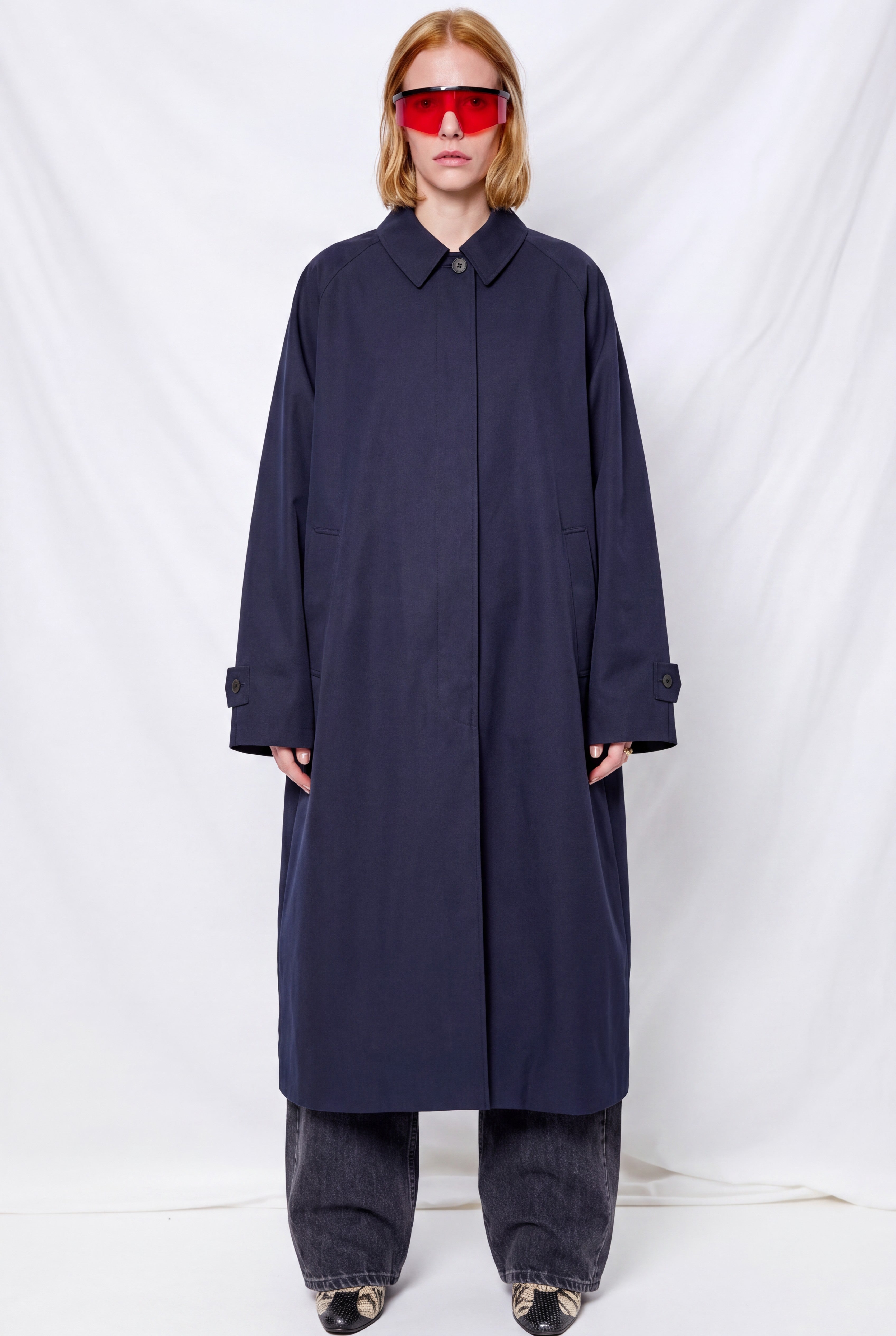 Dark Navy Continuity Outwear Everyday Mac