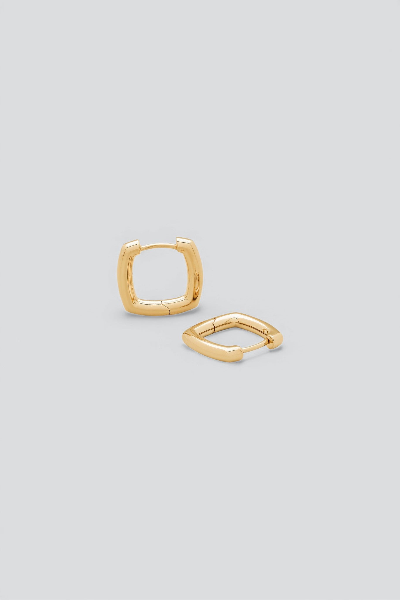 Gold Frame Hoops Small