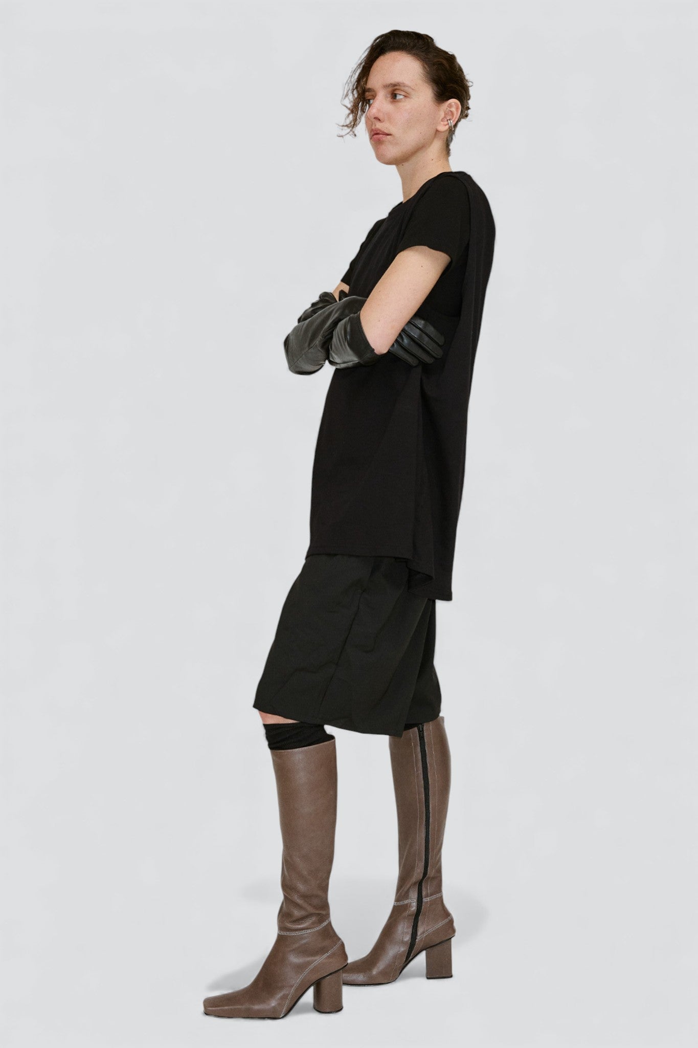 Metal Cuadrado High Boot