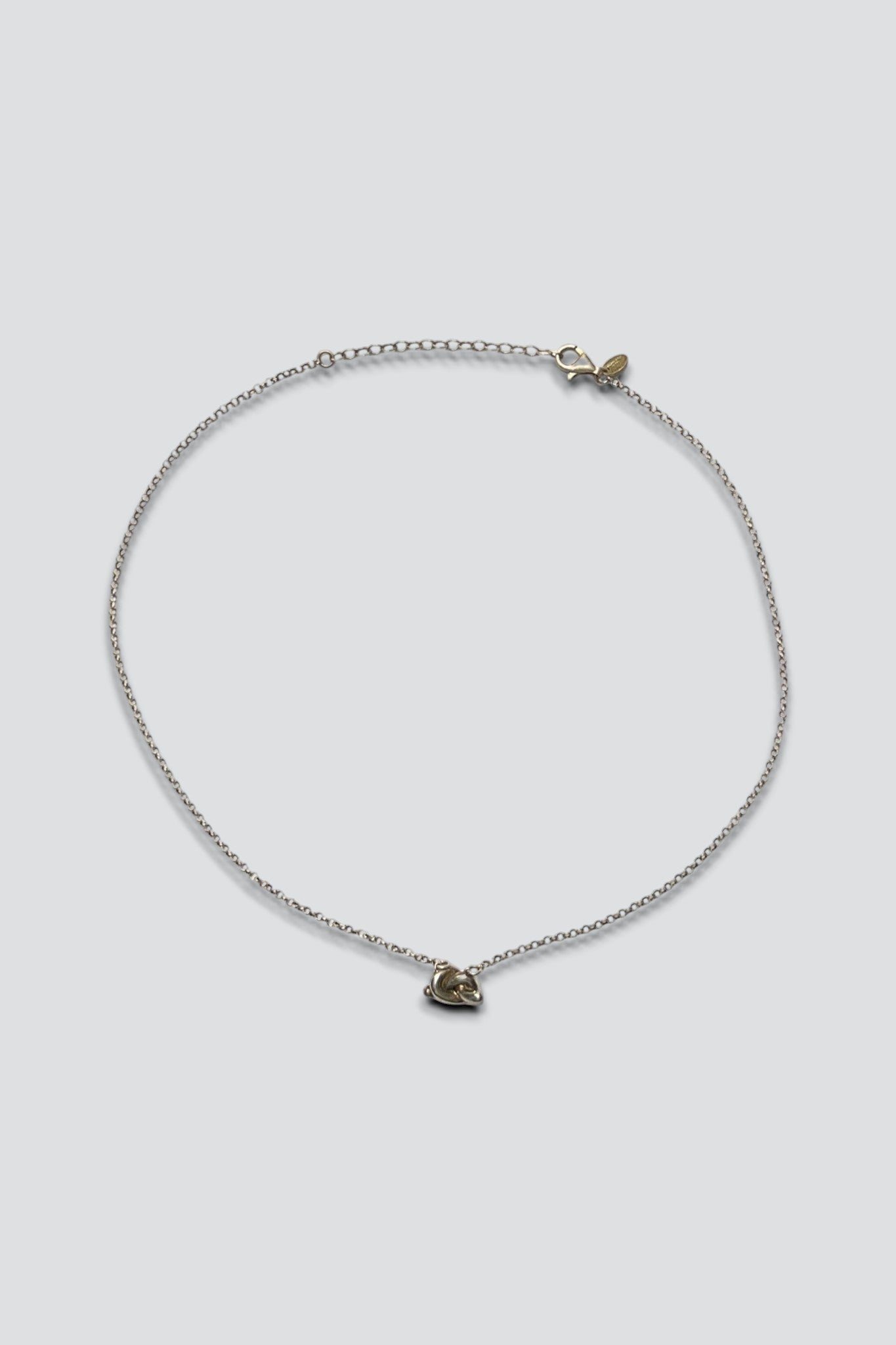 Sterling Silver Knot Pendant Necklace