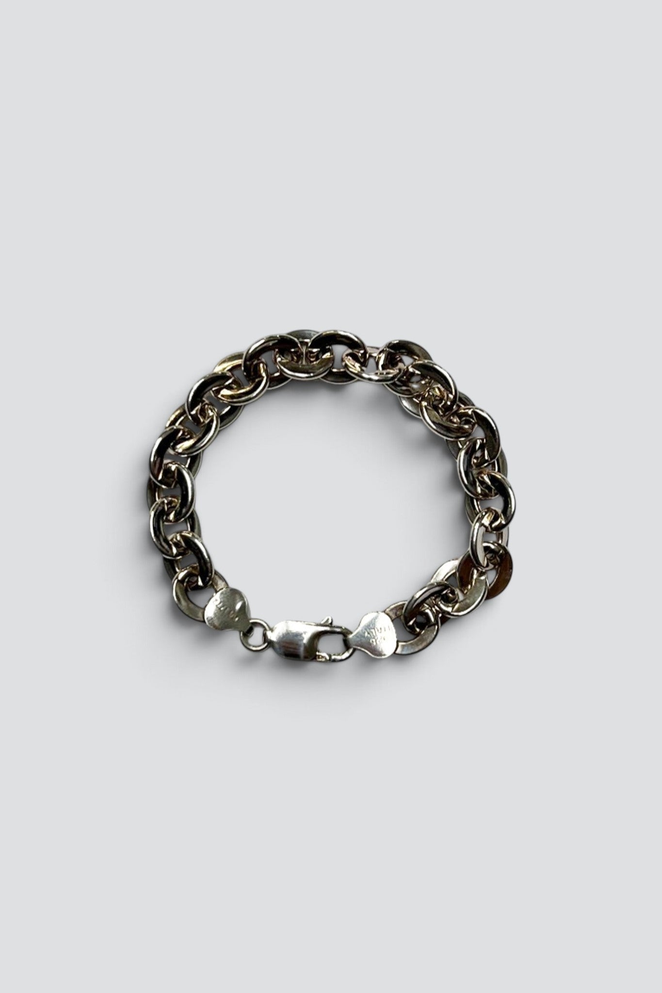 Sterling Silver Chunky Cable Link Bracelet