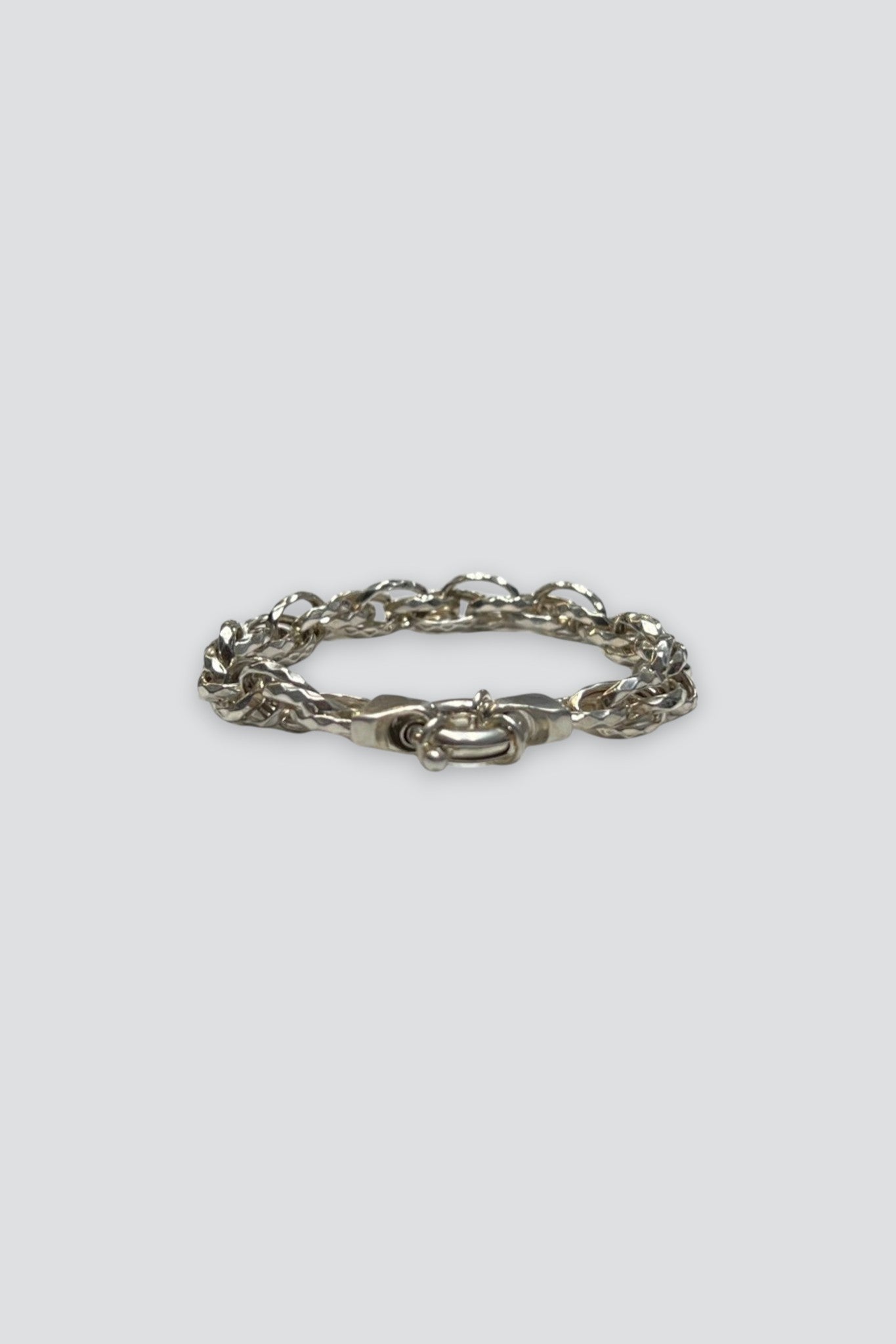 Sterling Silver Double Link Chain Bracelet