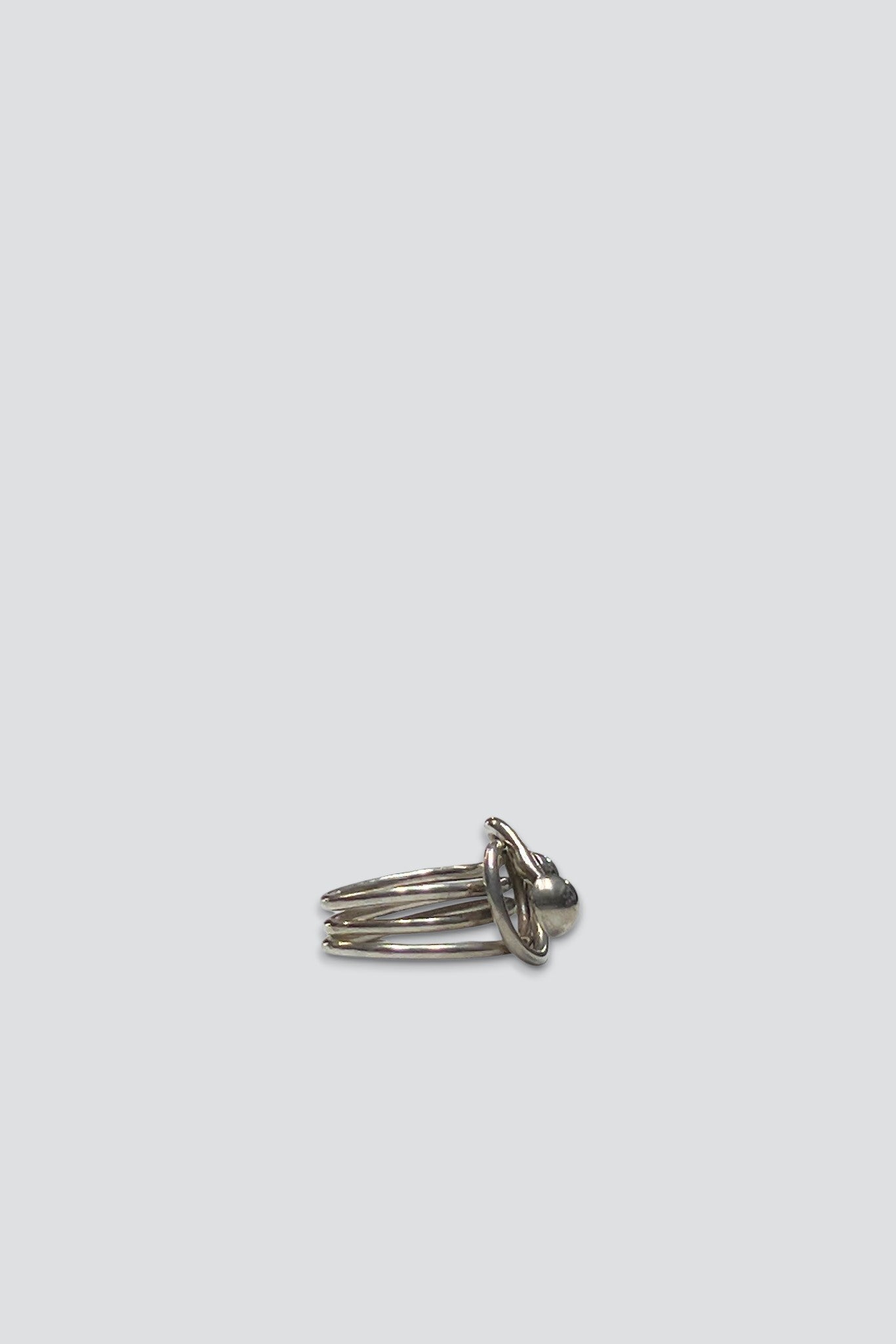 Sterling Silver Wrapped Domes Ring