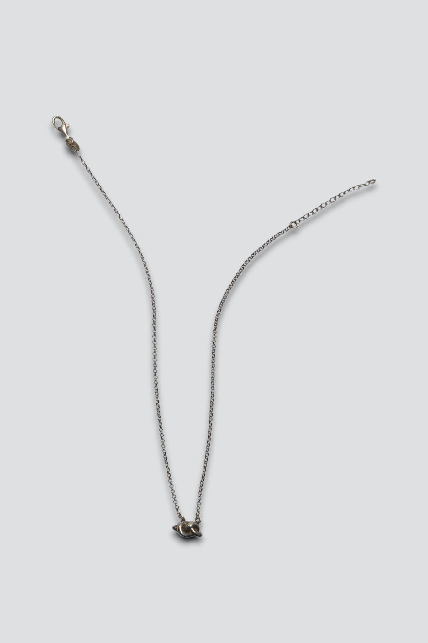 Sterling Silver Knot Pendant Necklace