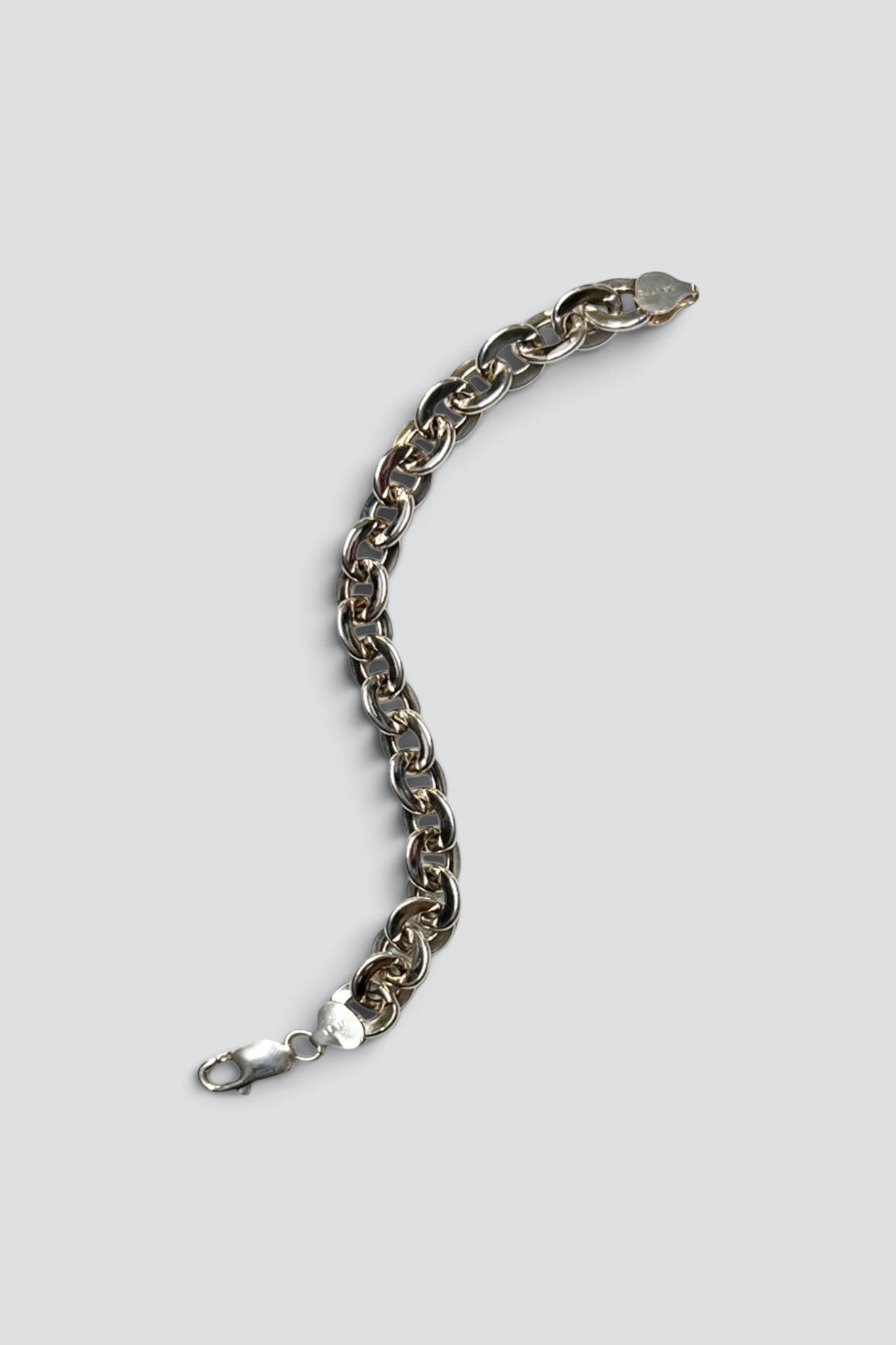 Sterling Silver Chunky Cable Link Bracelet