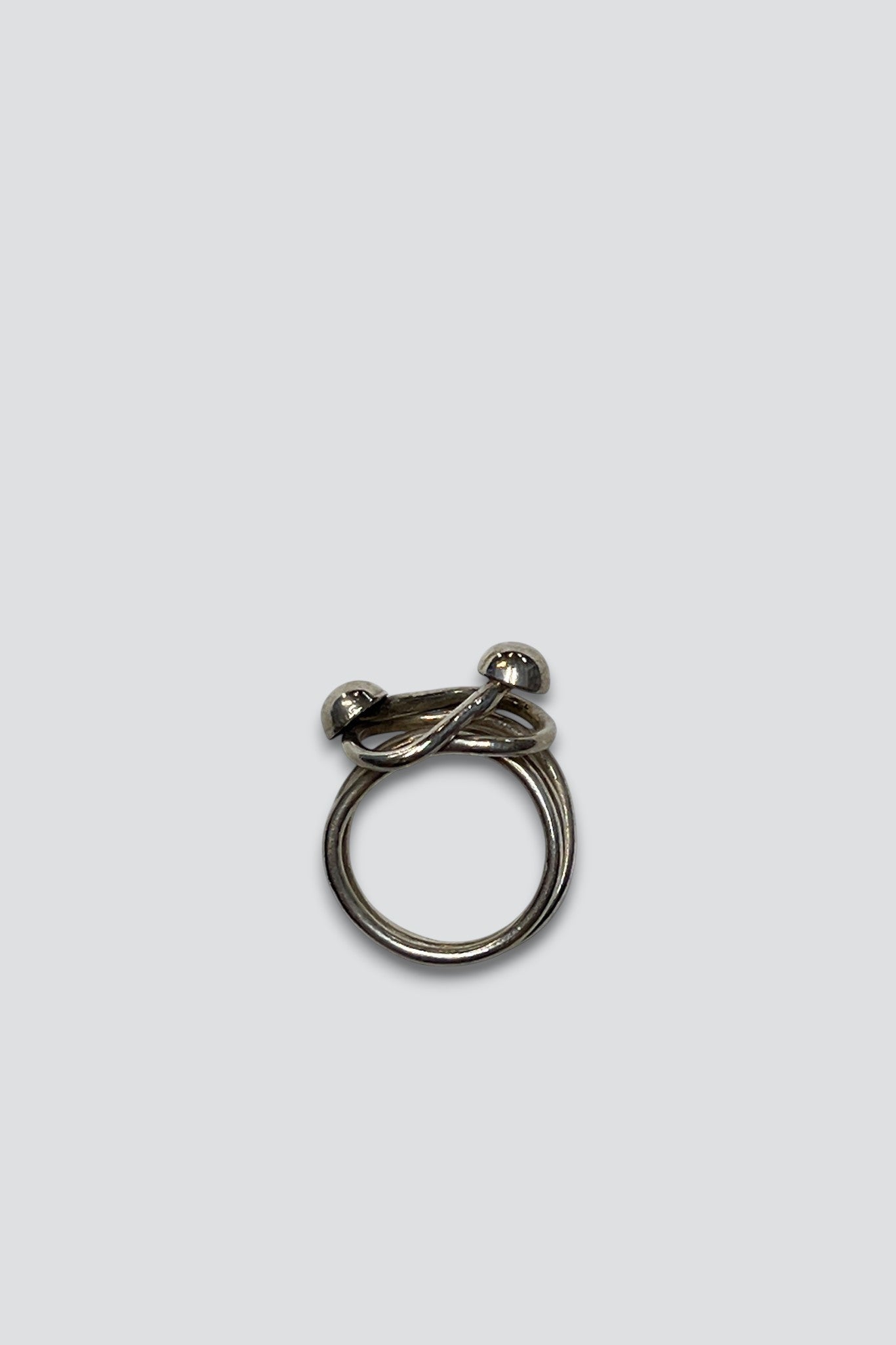 Sterling Silver Wrapped Domes Ring