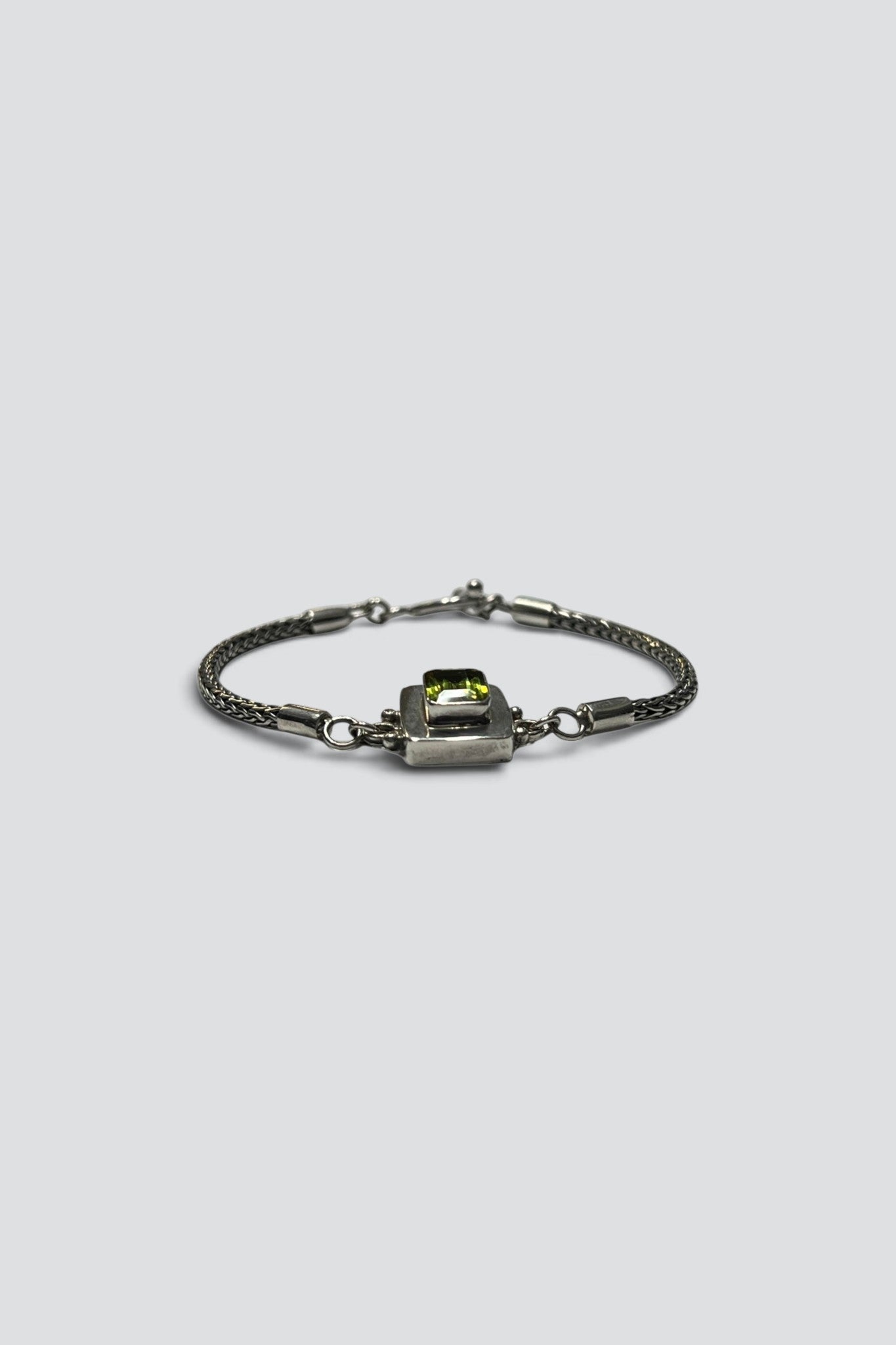 Sterling Silver Peridot Bracelet