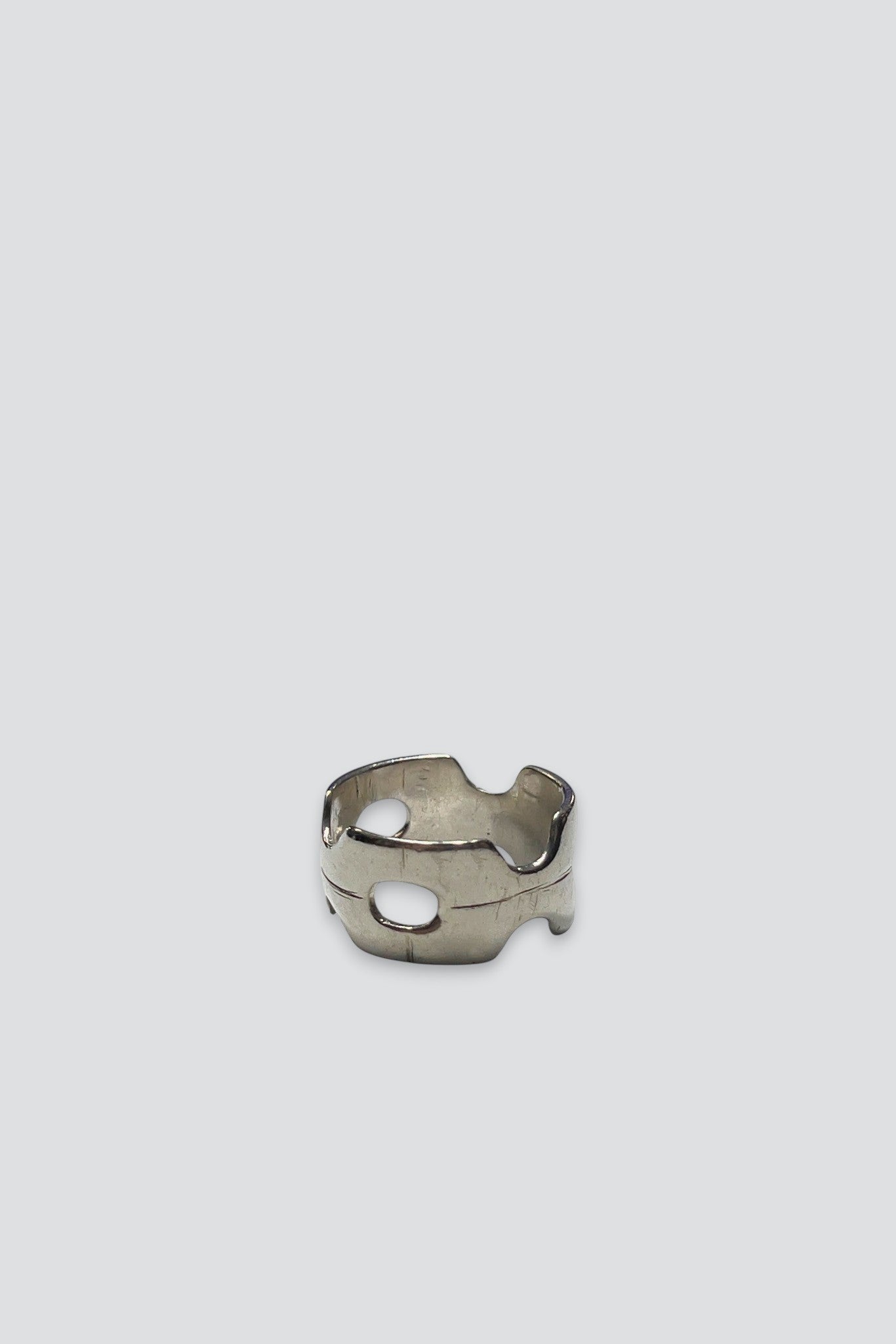 Sterling Silver Flat Abstract Ring