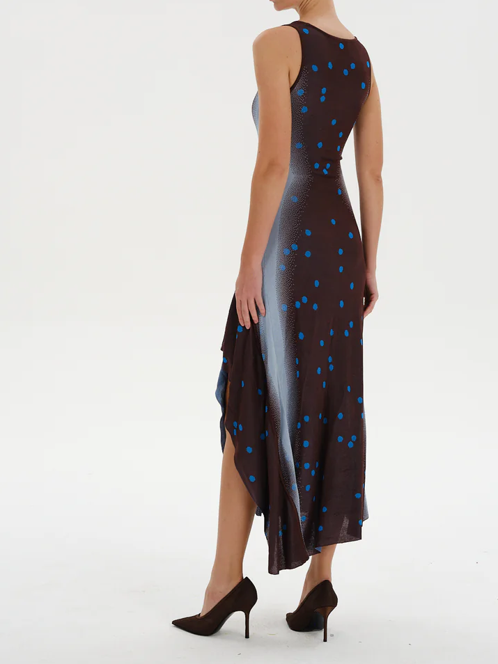Oregon Brown Becky Maxi Tank Dress