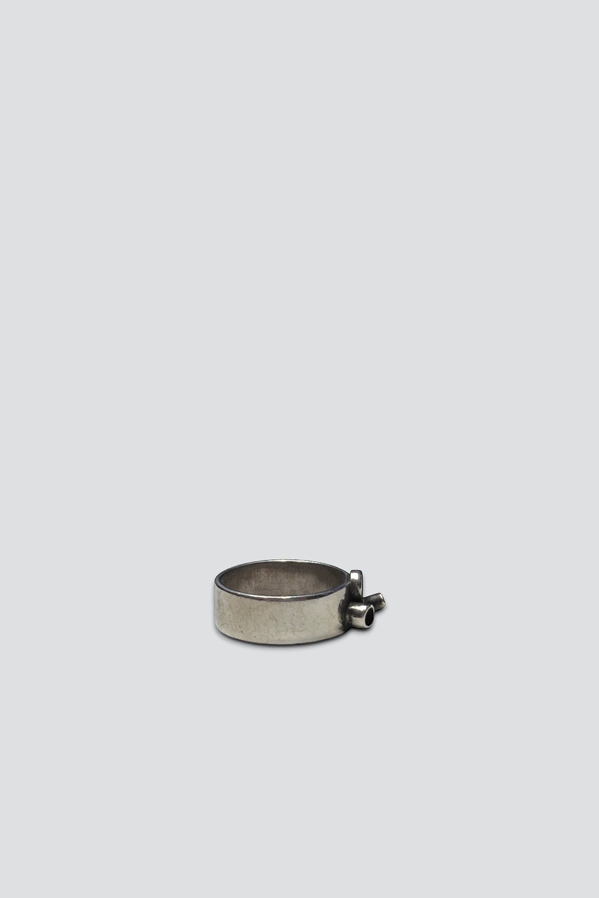 Sterling Silver Small Brut Ring