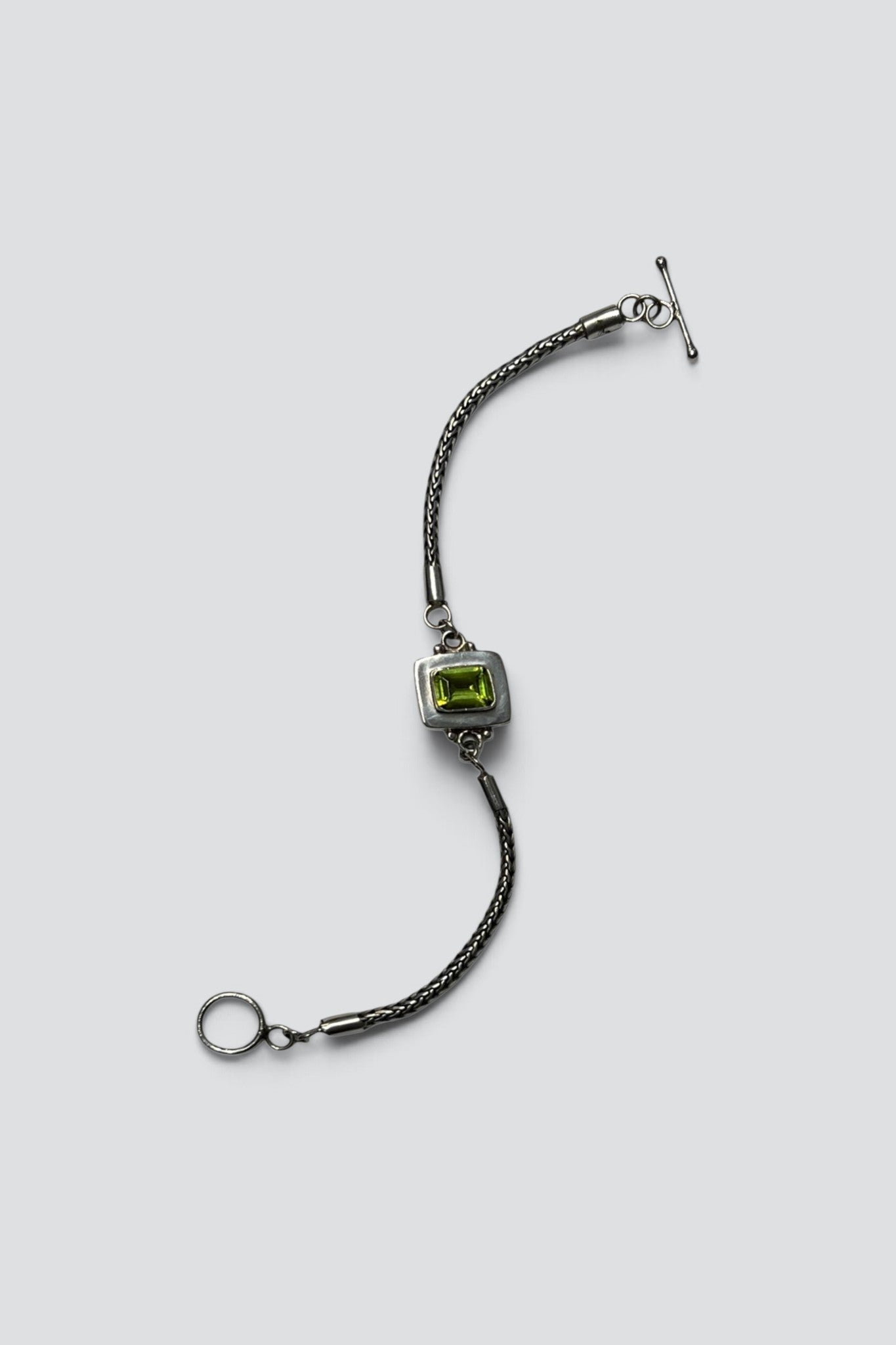 Sterling Silver Peridot Bracelet