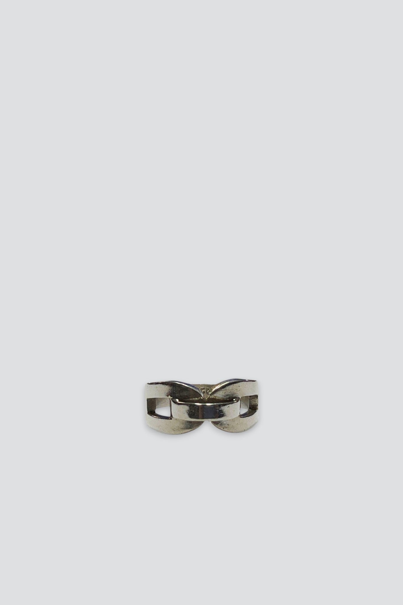 Sterling Silver Abstract Link Ring