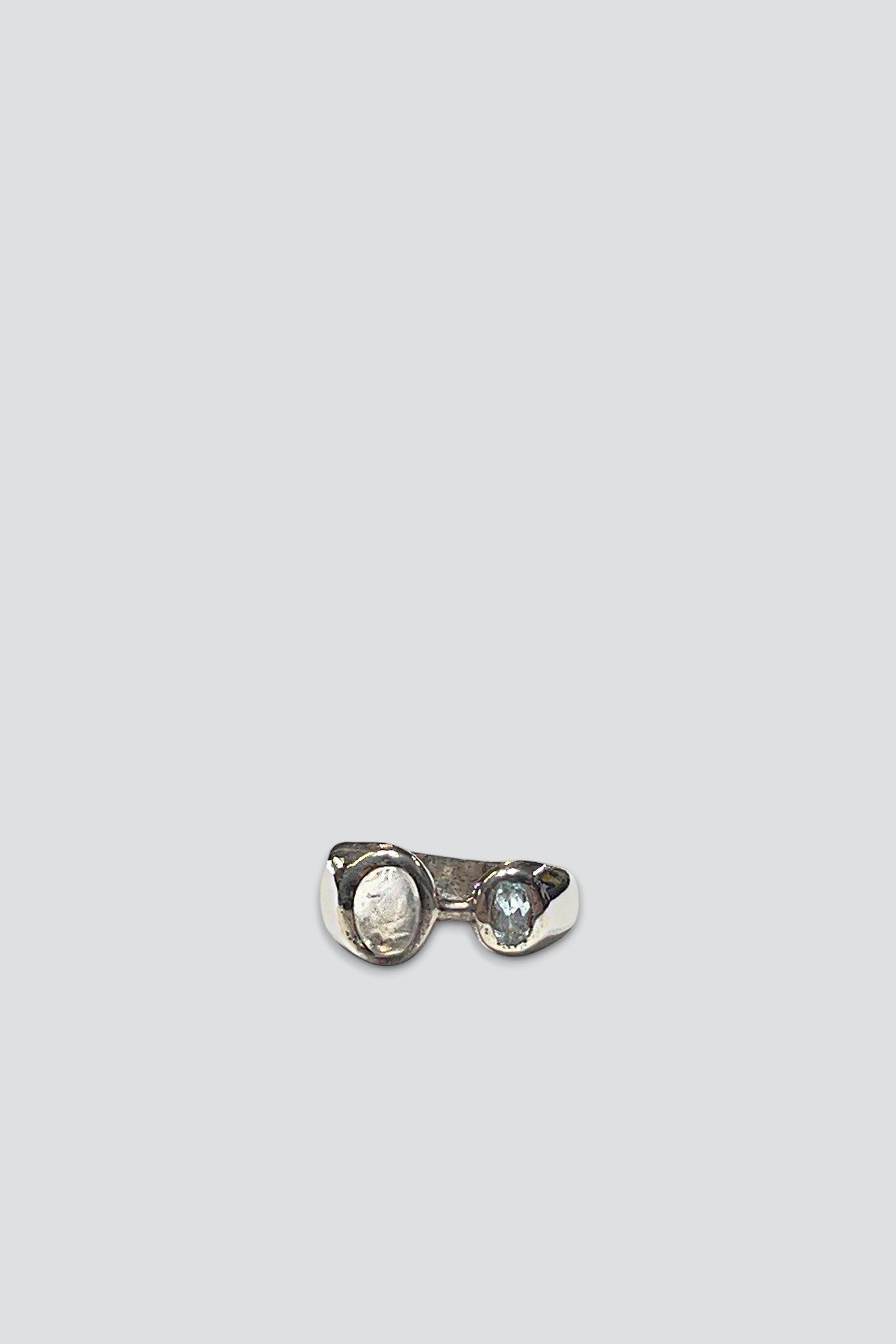 Sterling Silver Moonstone Topaz Ring