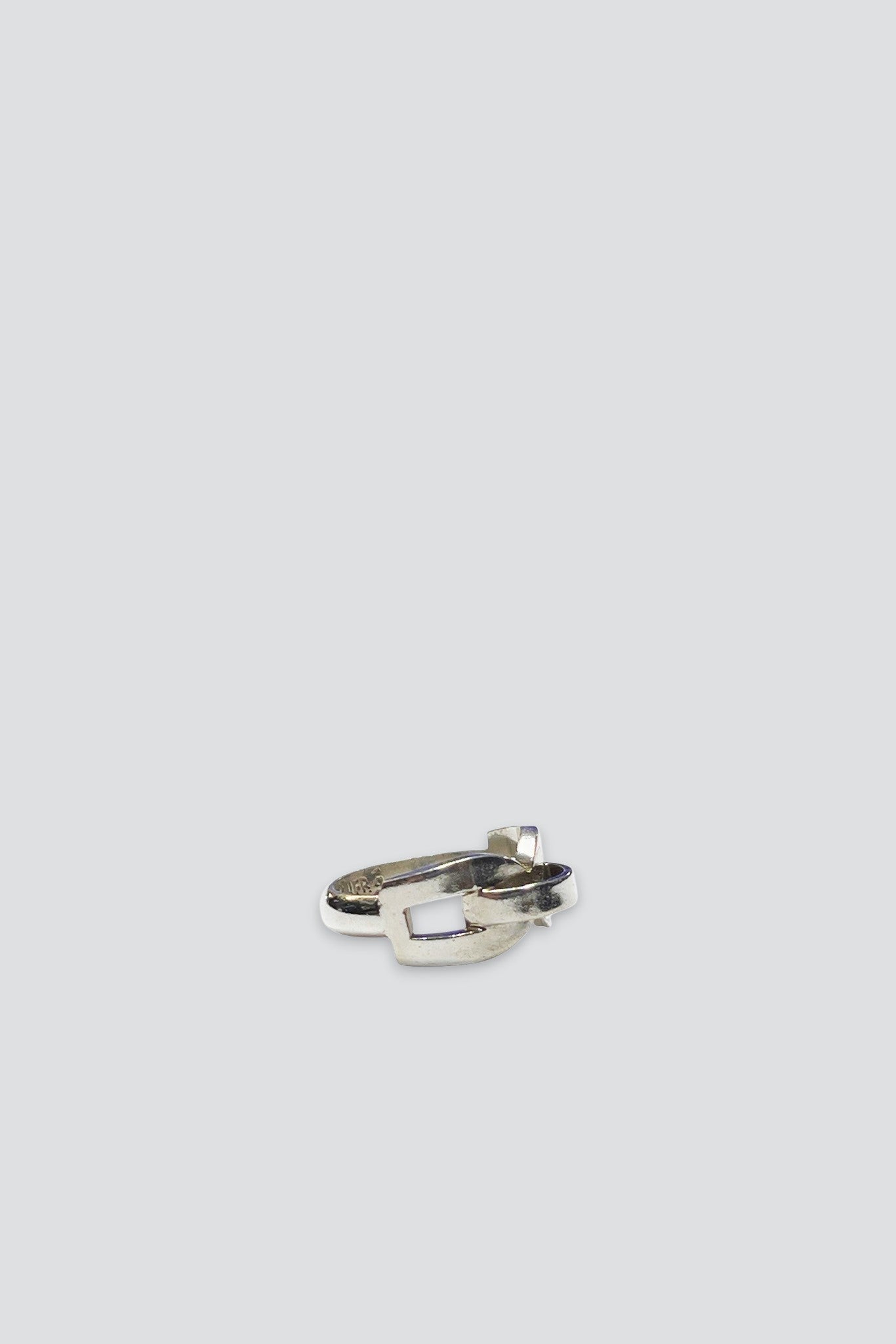 Sterling Silver Abstract Link Ring