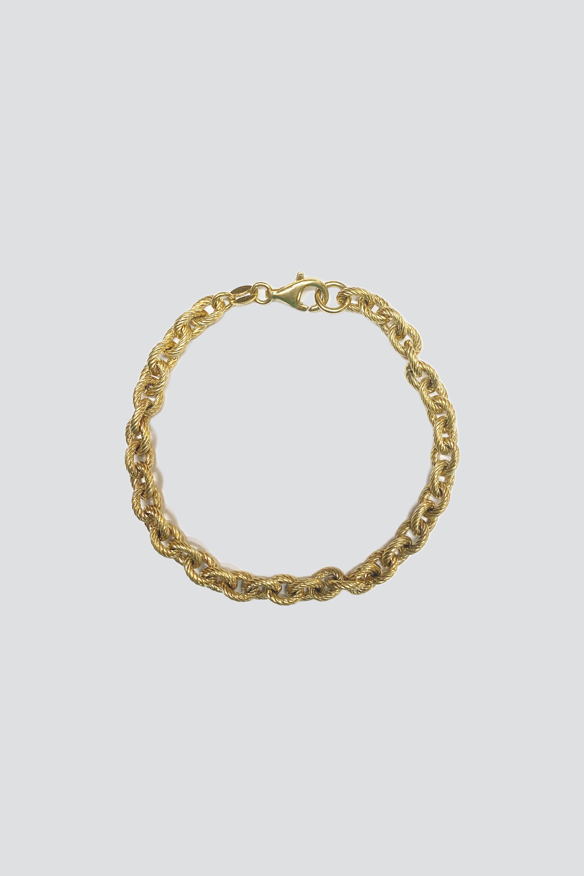 14K Gold Vermeil Twist Link Chain