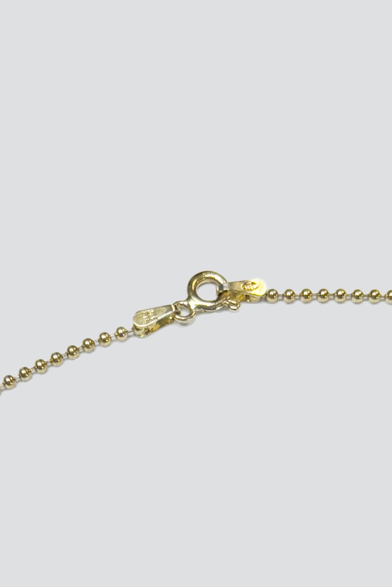 14K Gold Vermeil Long Bead Chain