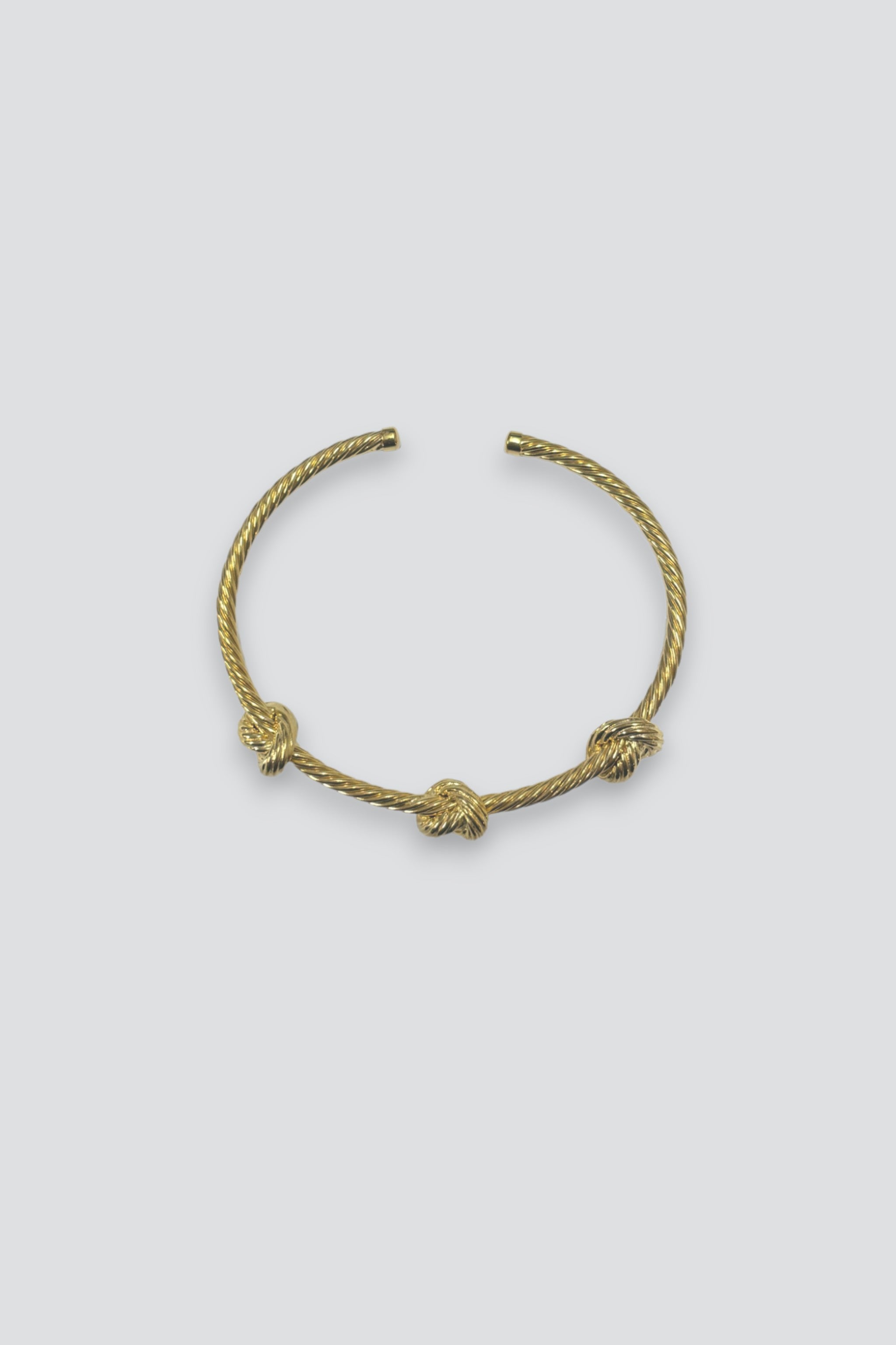 14K Gold Vermeil Knot Cuff Bracelet