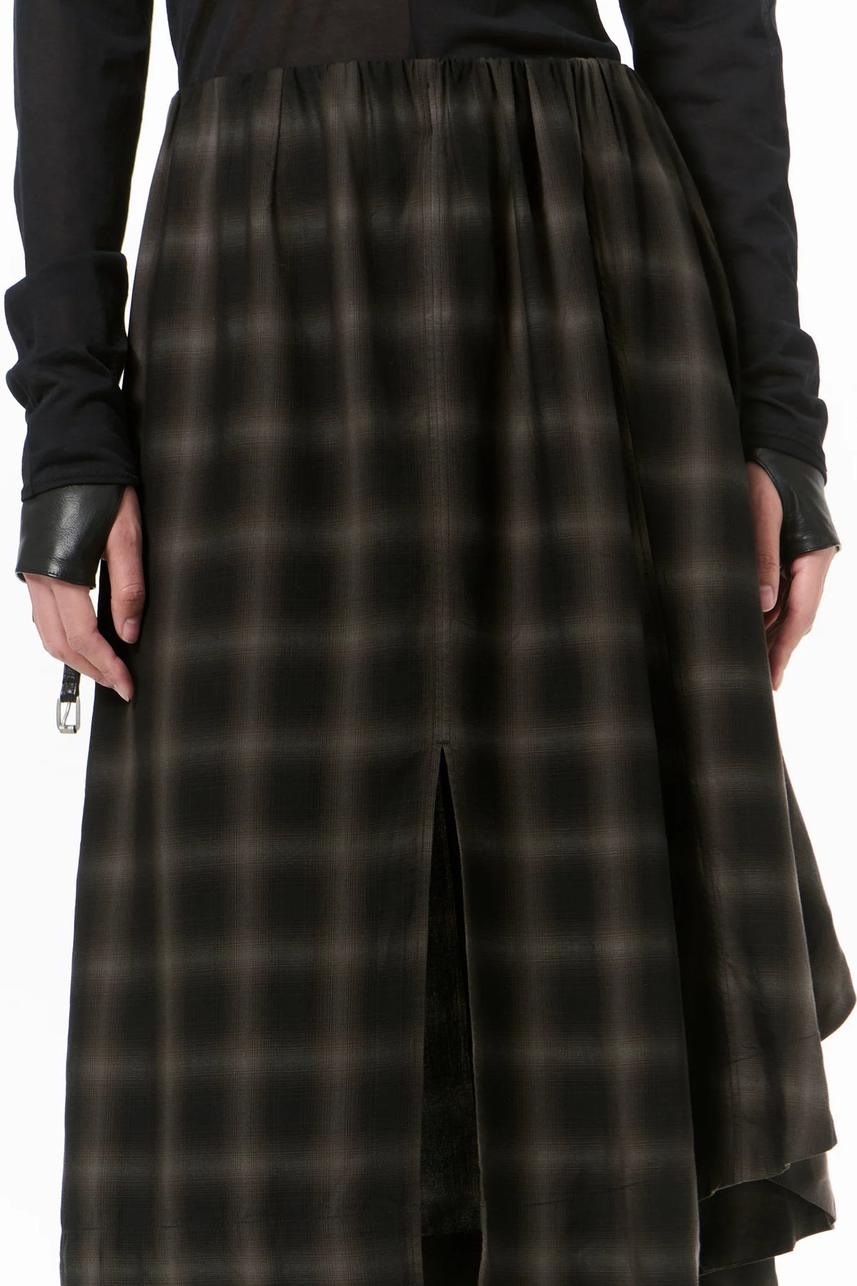El Paso Check Saloon Tencel Fan Skirt