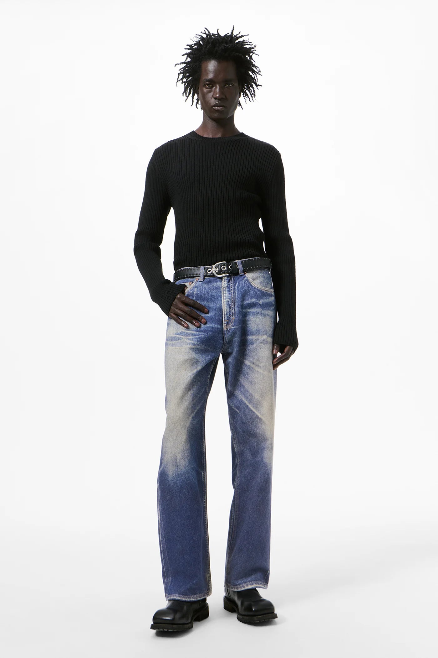 Azure Print Third Cut Pant