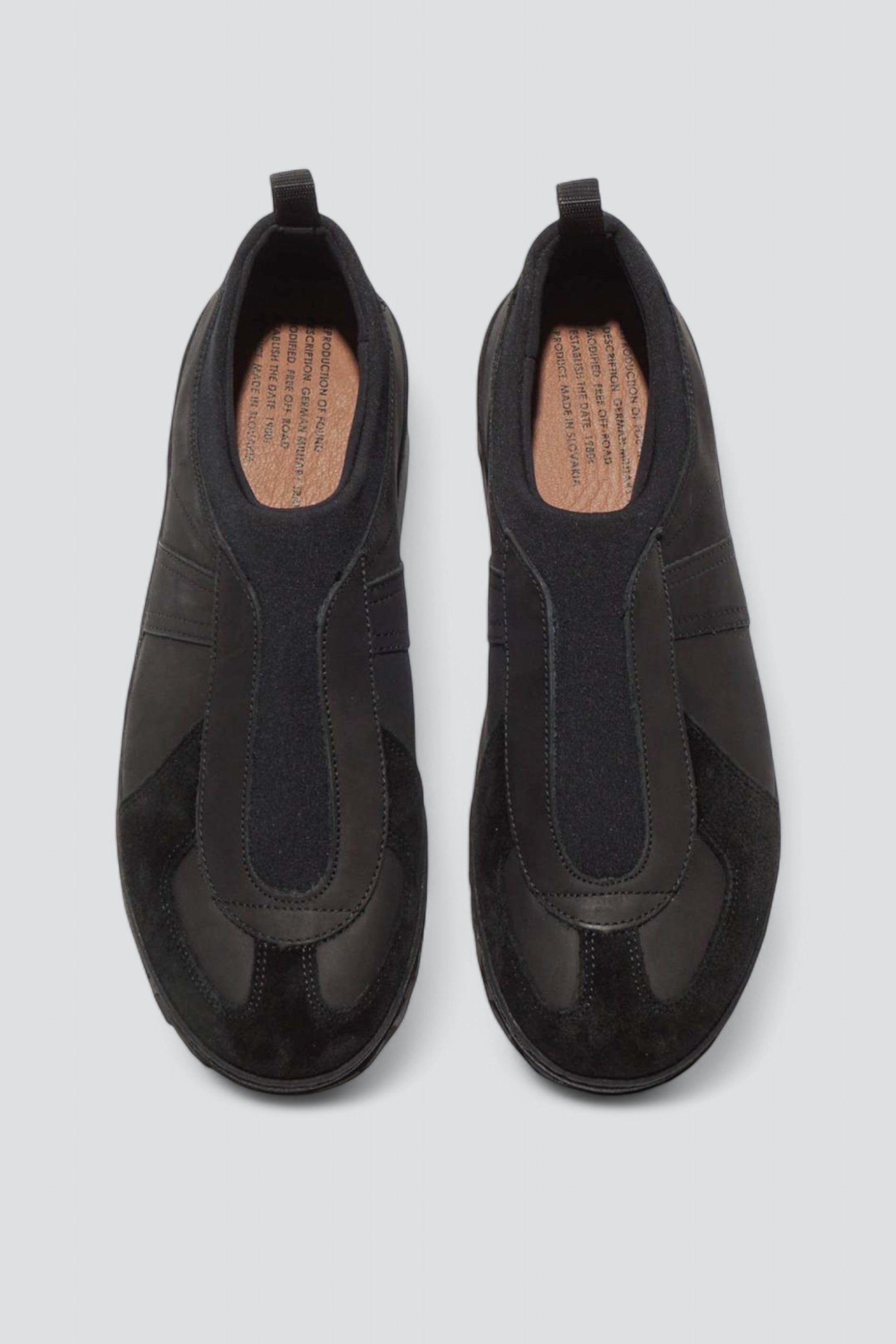 Black 1728NS Military Trainers