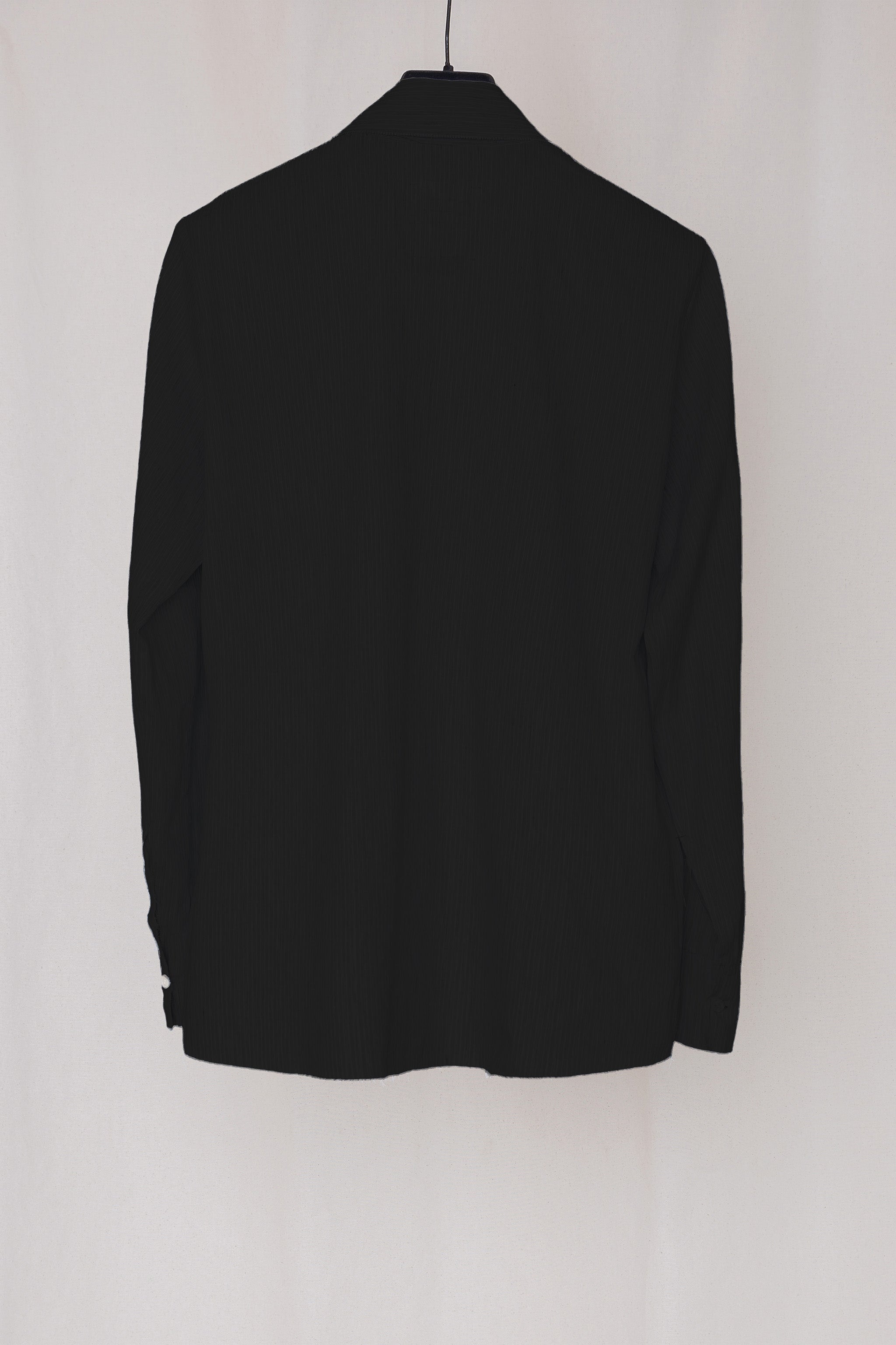 Black Solbiati Linen No.197 Shirt