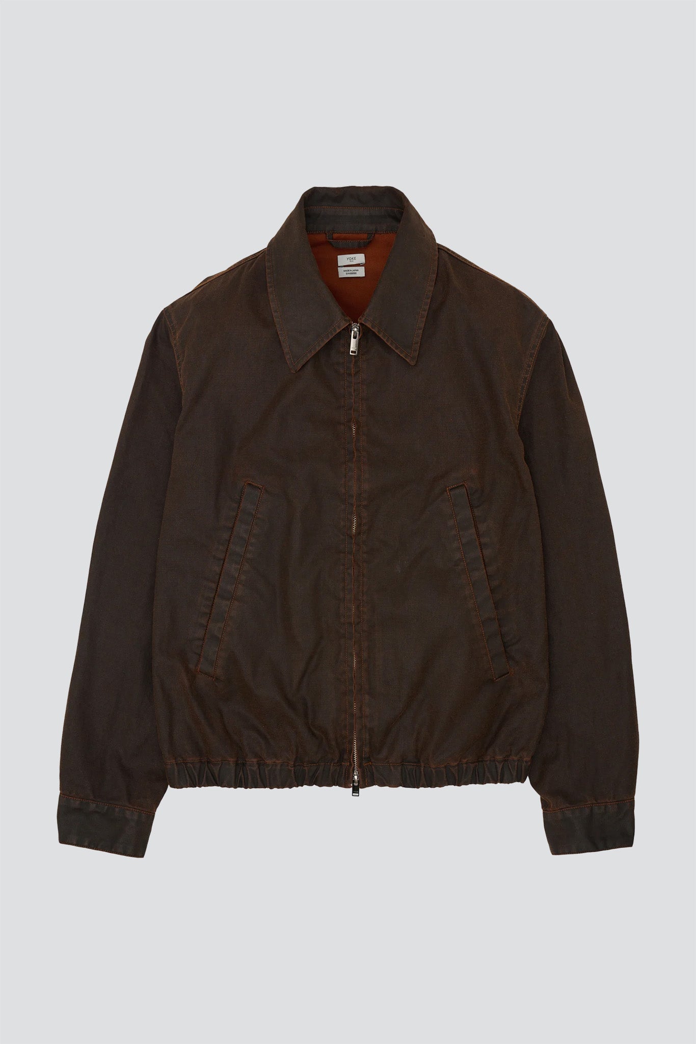 Brown Coating Cotton Drizzler Jacket - Yoke – Assembly New York