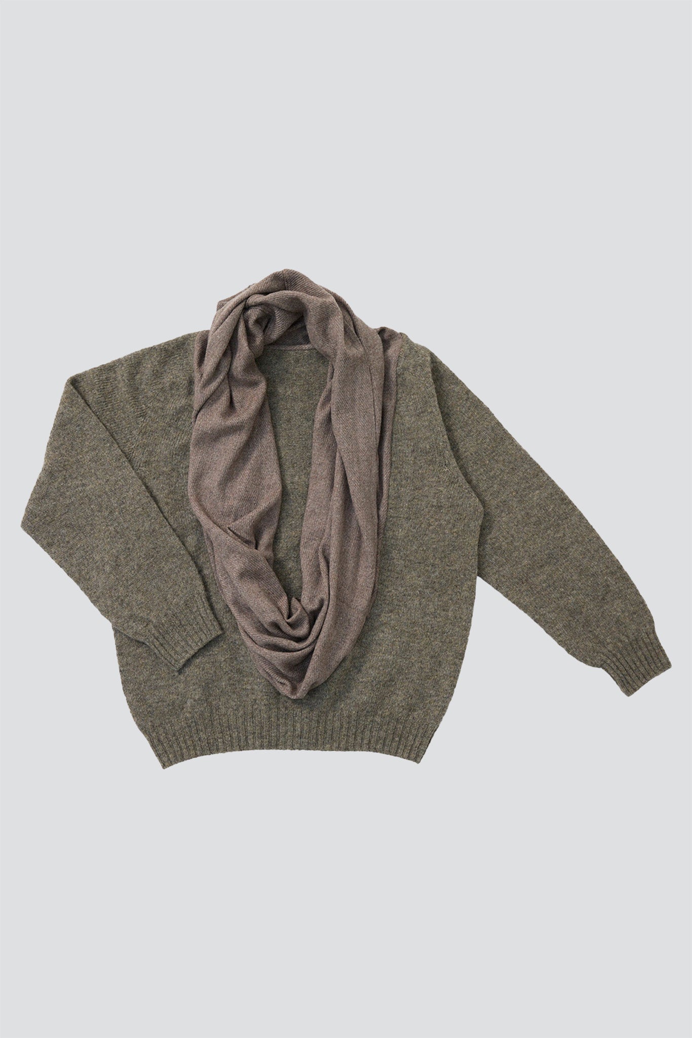 Brown No.80 Waterfall Sweater