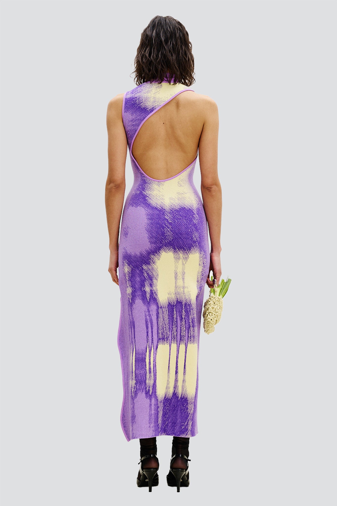 Purplicious Huxlee Wavy Maxi Dress